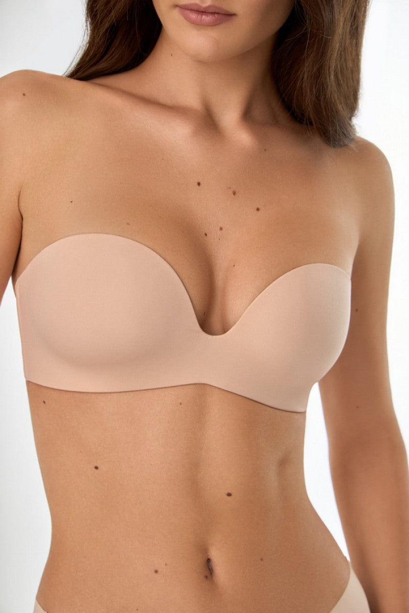 Безшовний бюстгальтер пуш-ап 1003 Jade beige