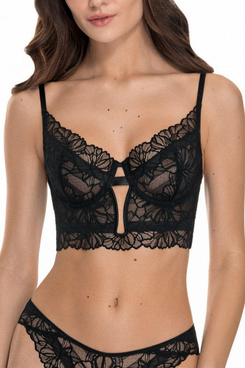 Бюстье с мягкими чашками 1444/74 Adel black