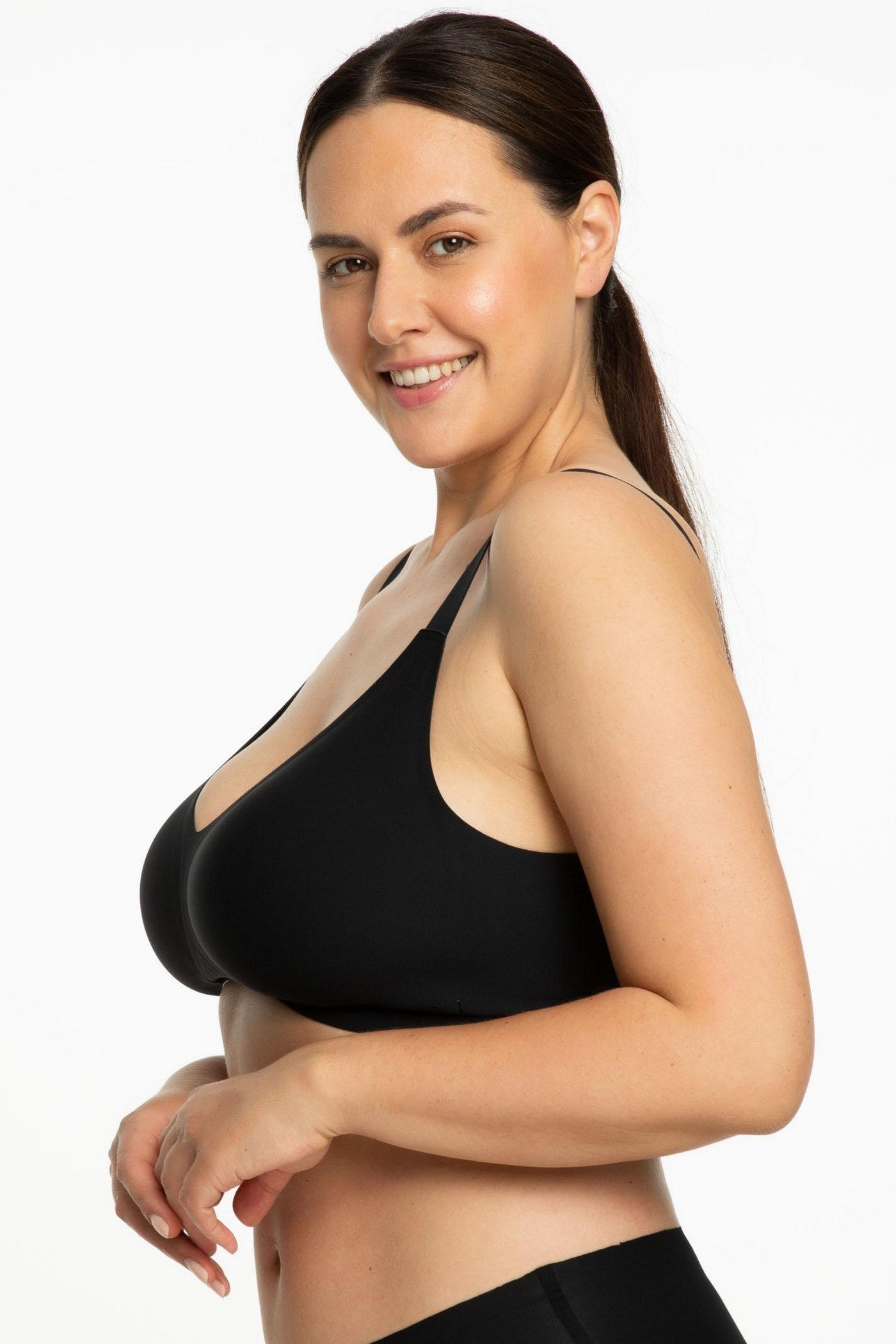 Бесшовный бюстгальтер Jelly bra comfort black