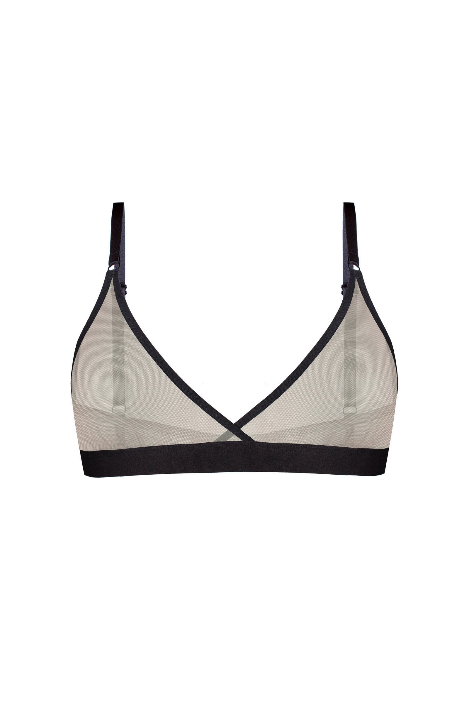 Бралет из микросетки Nataly 5220.5 beige/black