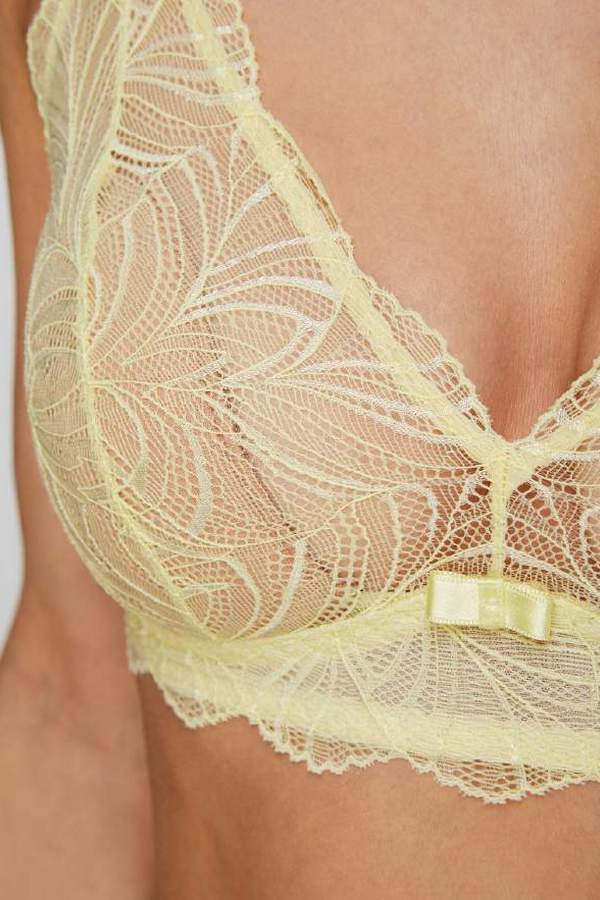 Кружевной бралет 3516 Dandelion yellow