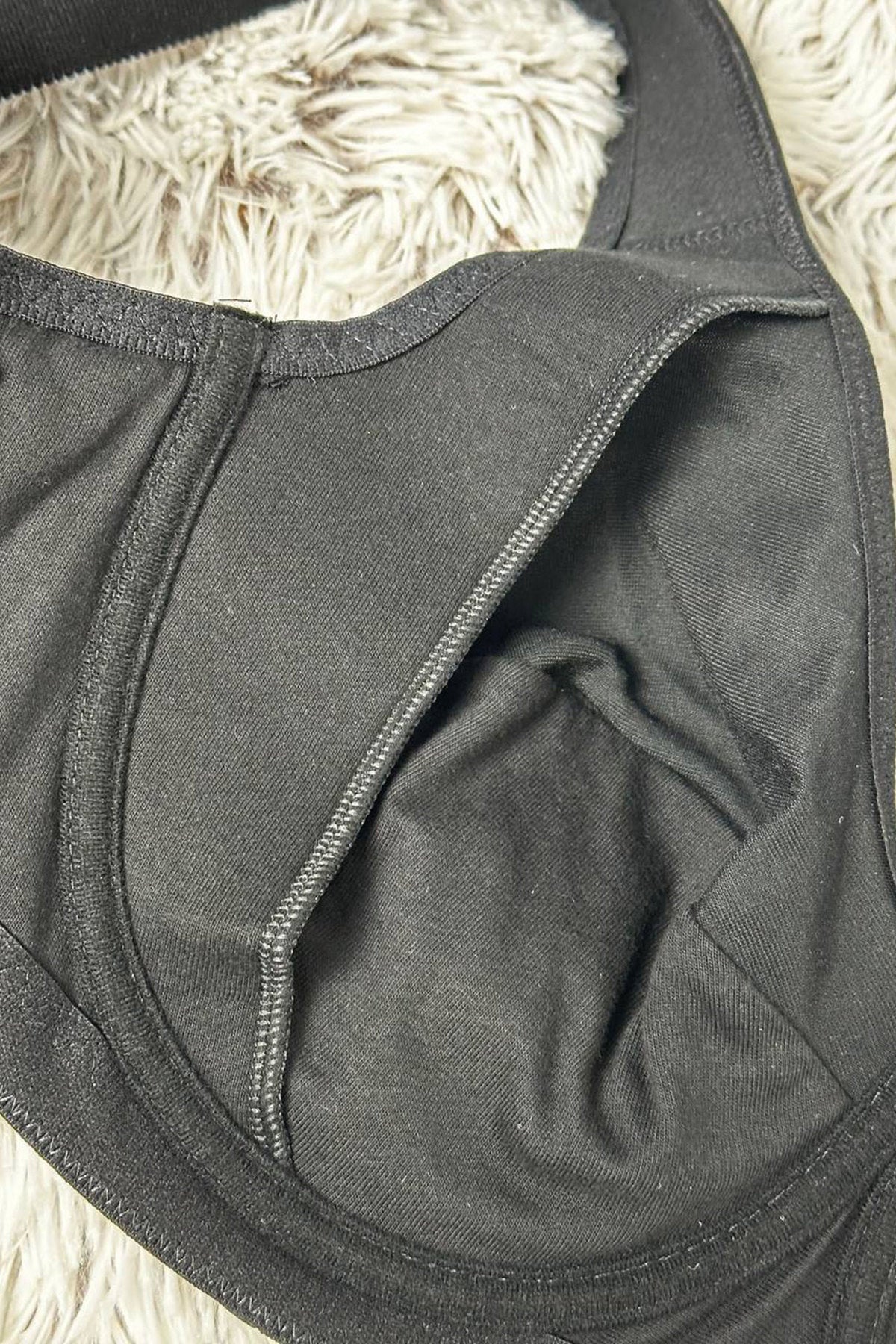 М'який бюстгальтер 02146 Cotton Classic black