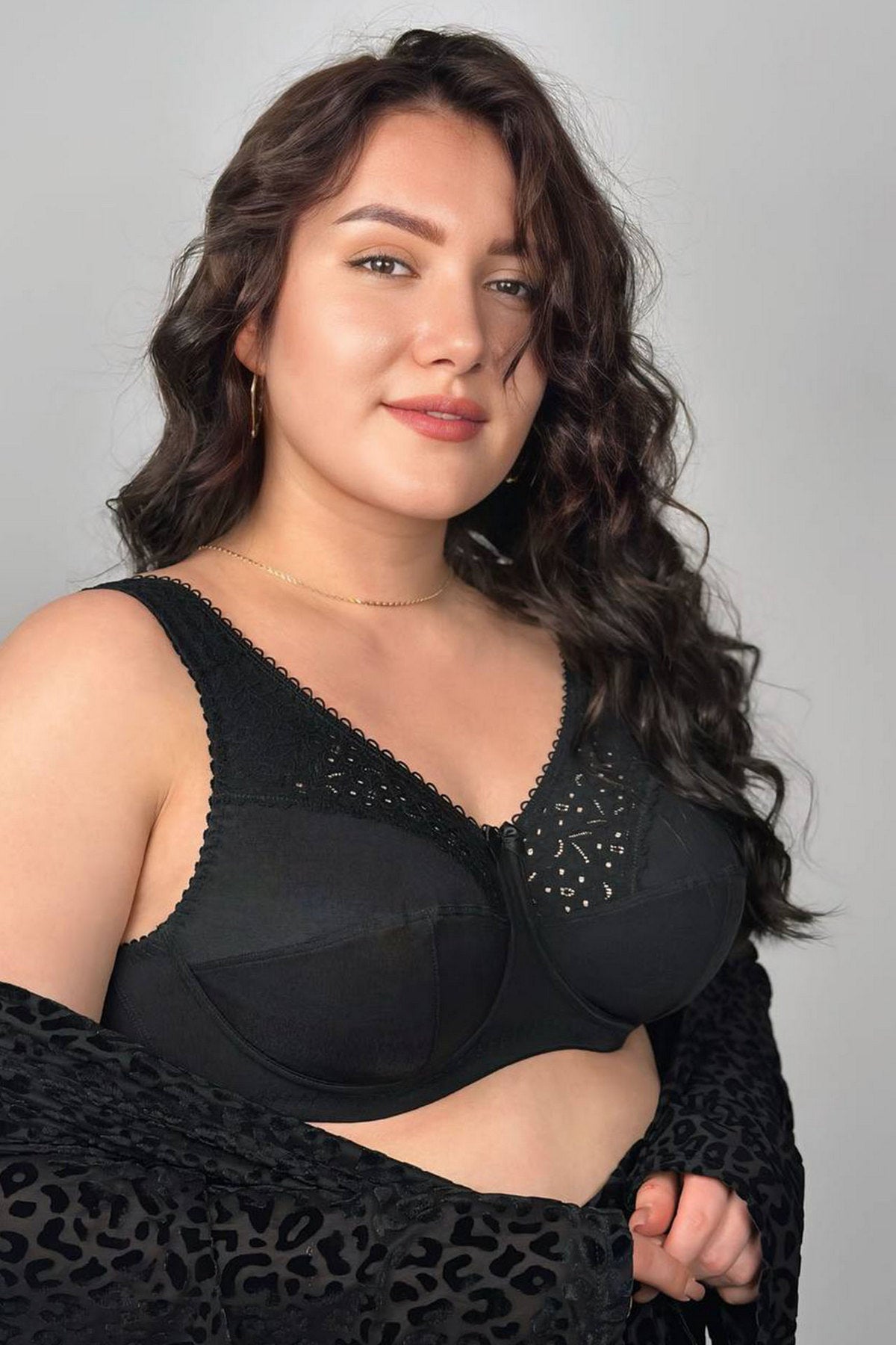 Мягкий бюстгальтер 02150 Cotton Classic black