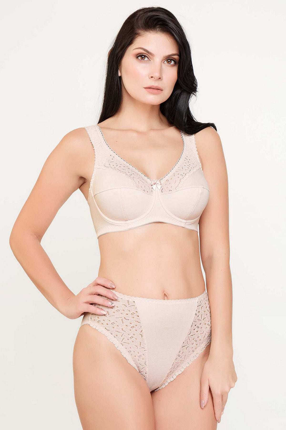 Бюстгальтер м'який 02150 Cotton Classic silver peony