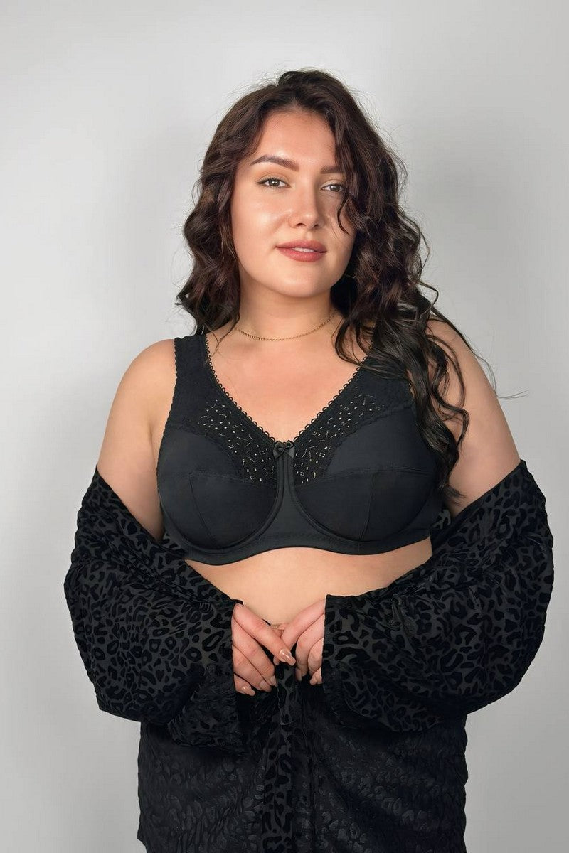 Мягкий бюстгальтер 2131 Cotton Classic black