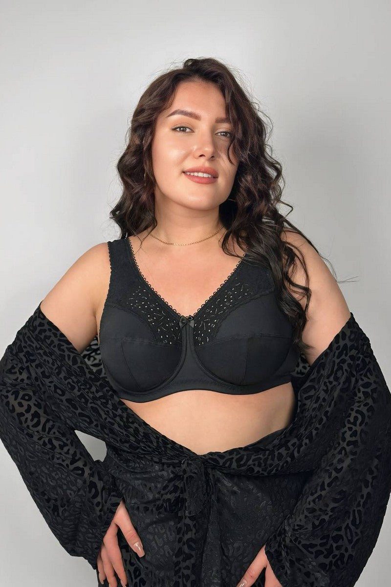 Мягкий бюстгальтер 2131 Cotton Classic black