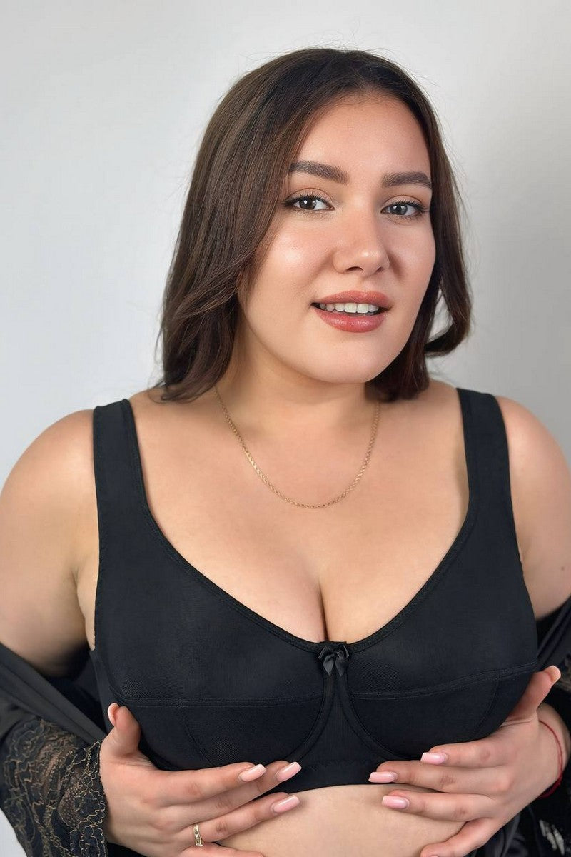 Хлопковый бюстгальтер 2146 Cotton Classic black