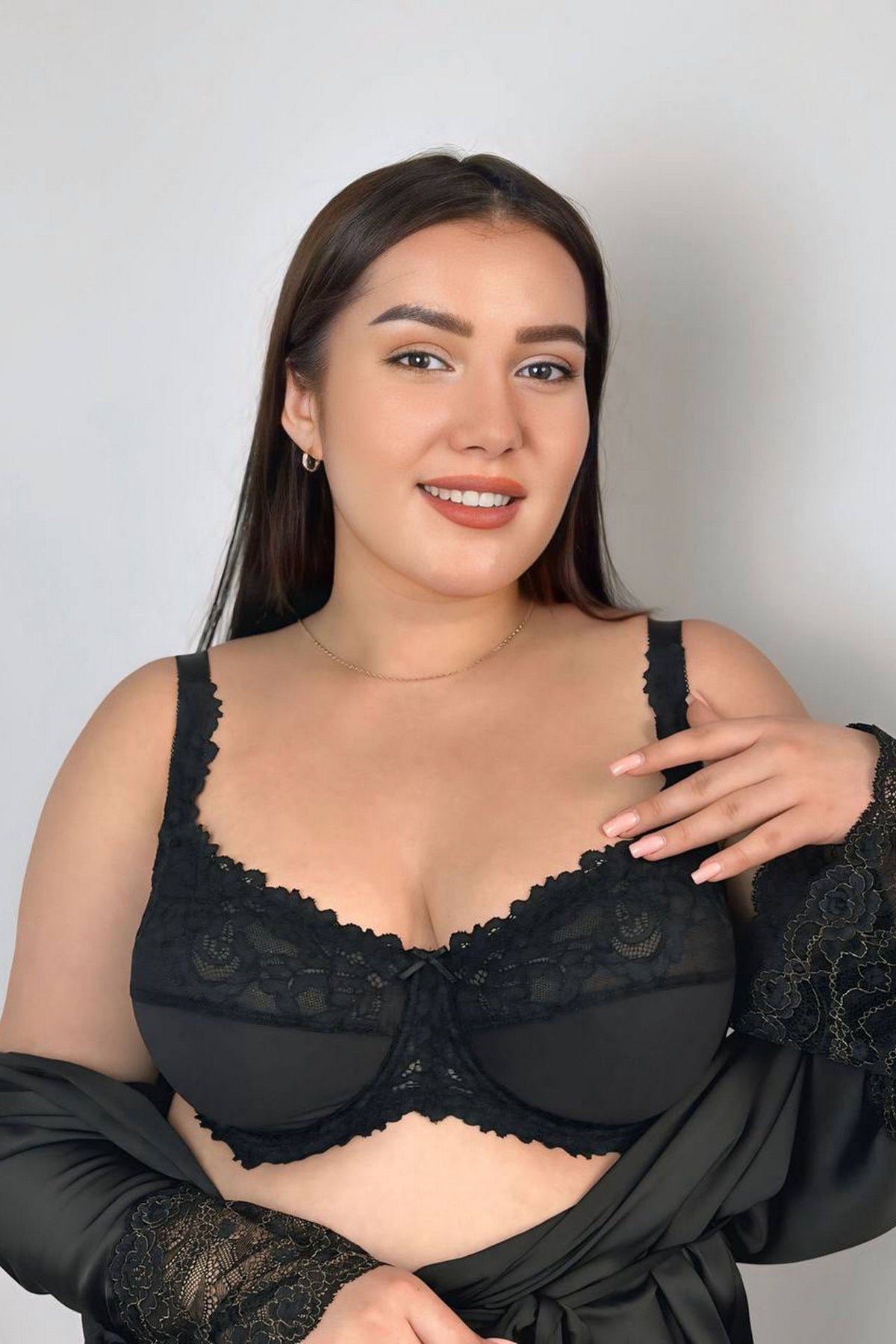 Мягкий бюстгальтер Lace Love 58K20 black