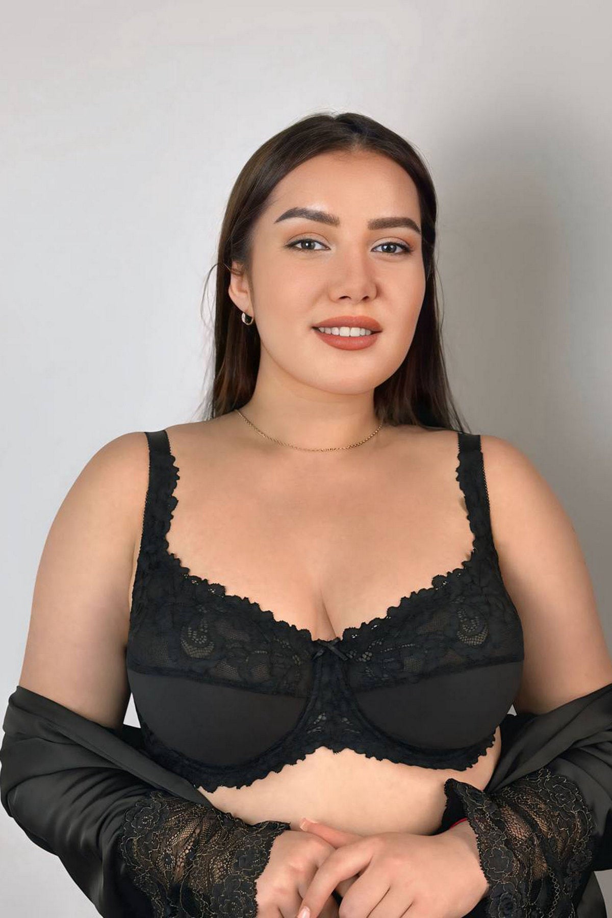 Мягкий бюстгальтер Lace Love 58K20 black