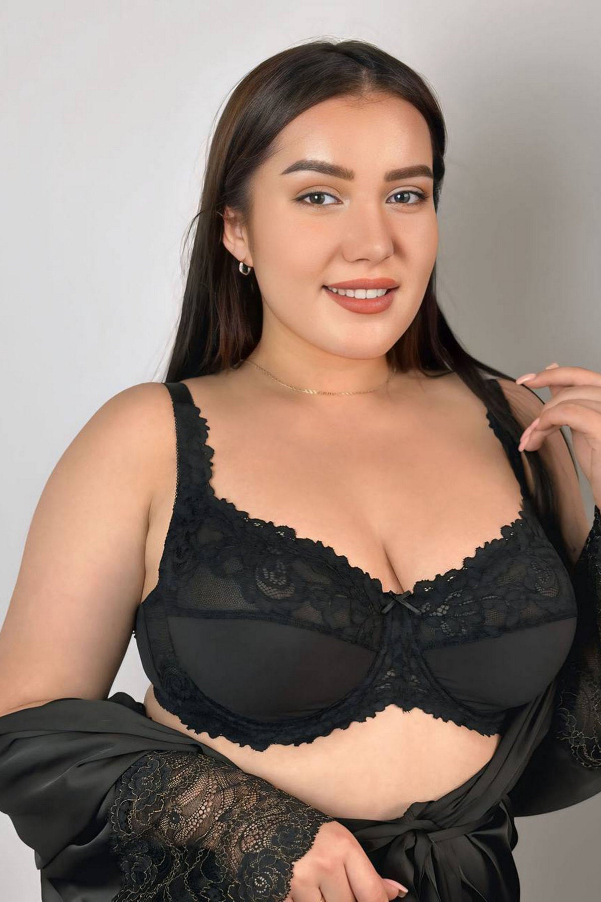 Мягкий бюстгальтер Lace Love 58K21 black
