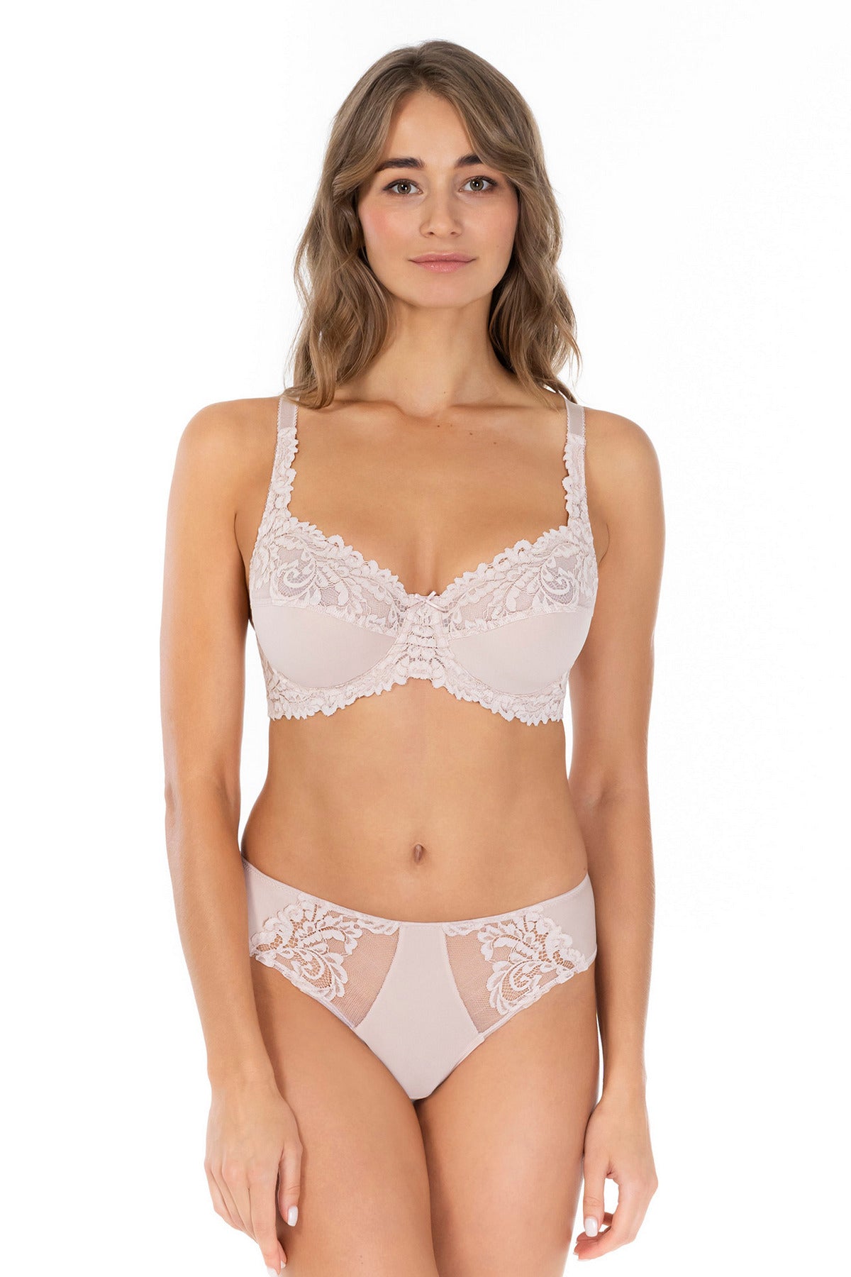 Мягкий бюстгальтер Lace Love 58K21 silver peony
