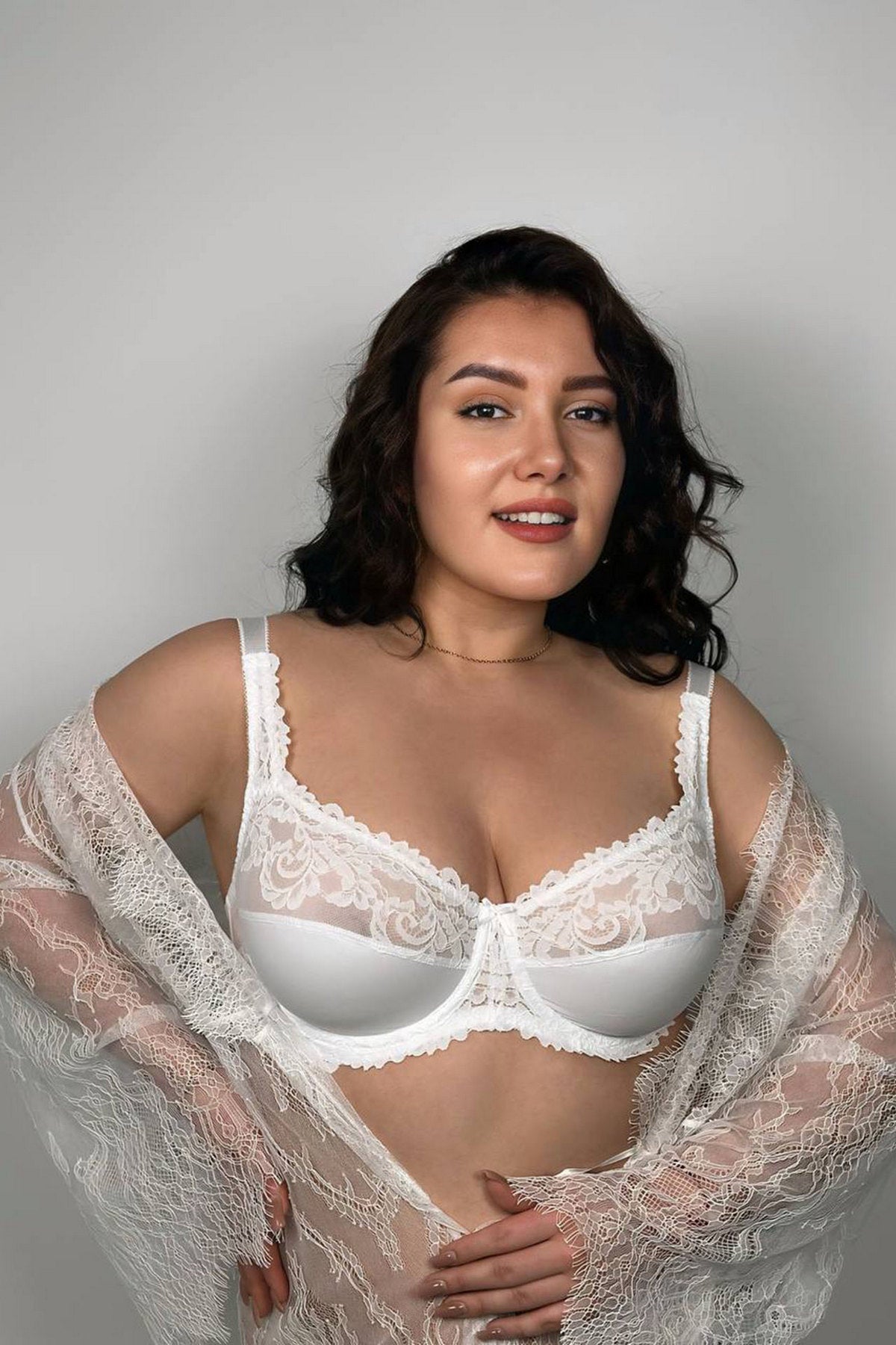 Мягкий бюстгальтер Lace Love 58K21 white