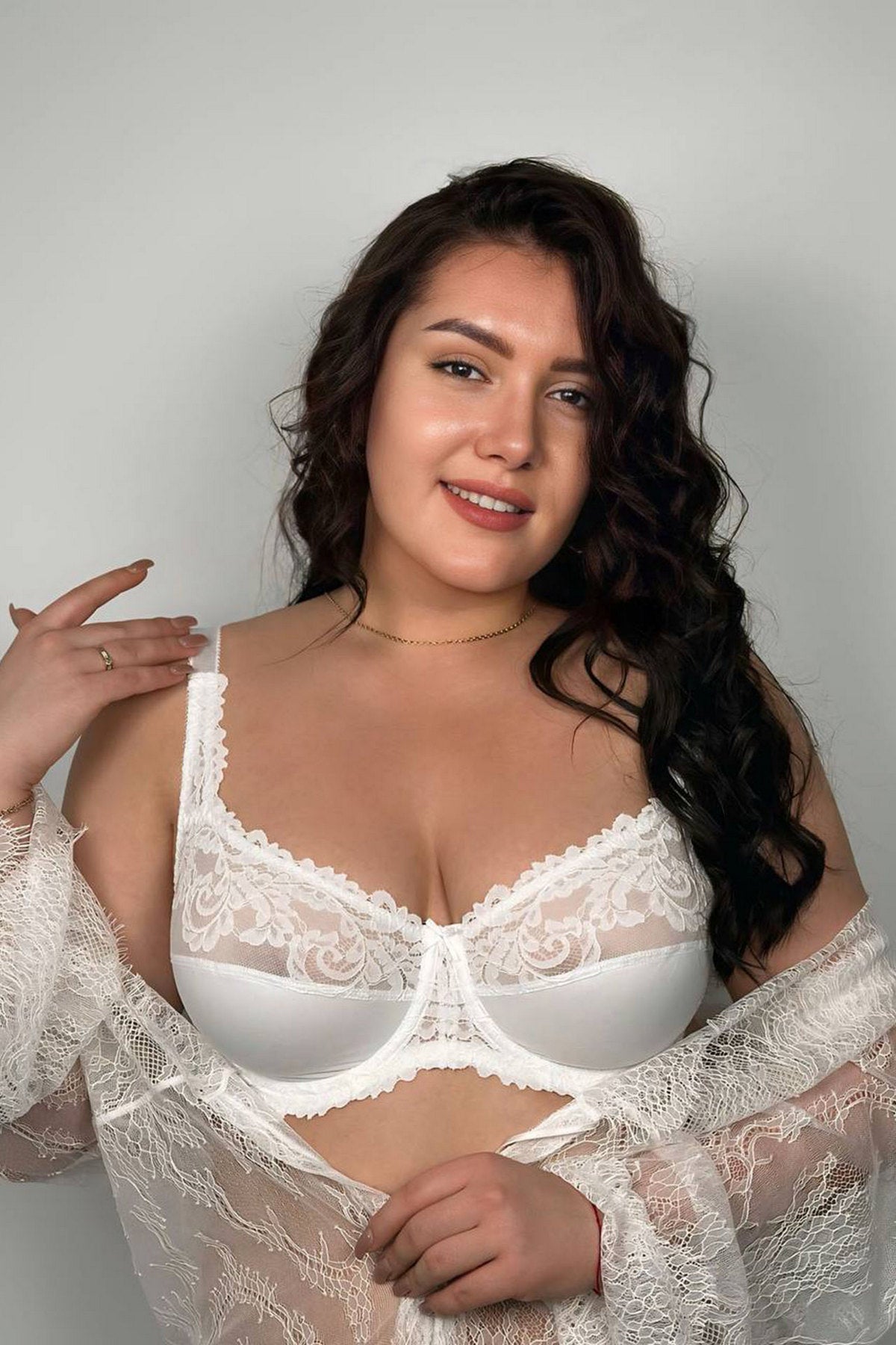 Мягкий бюстгальтер Lace Love 58K21 white