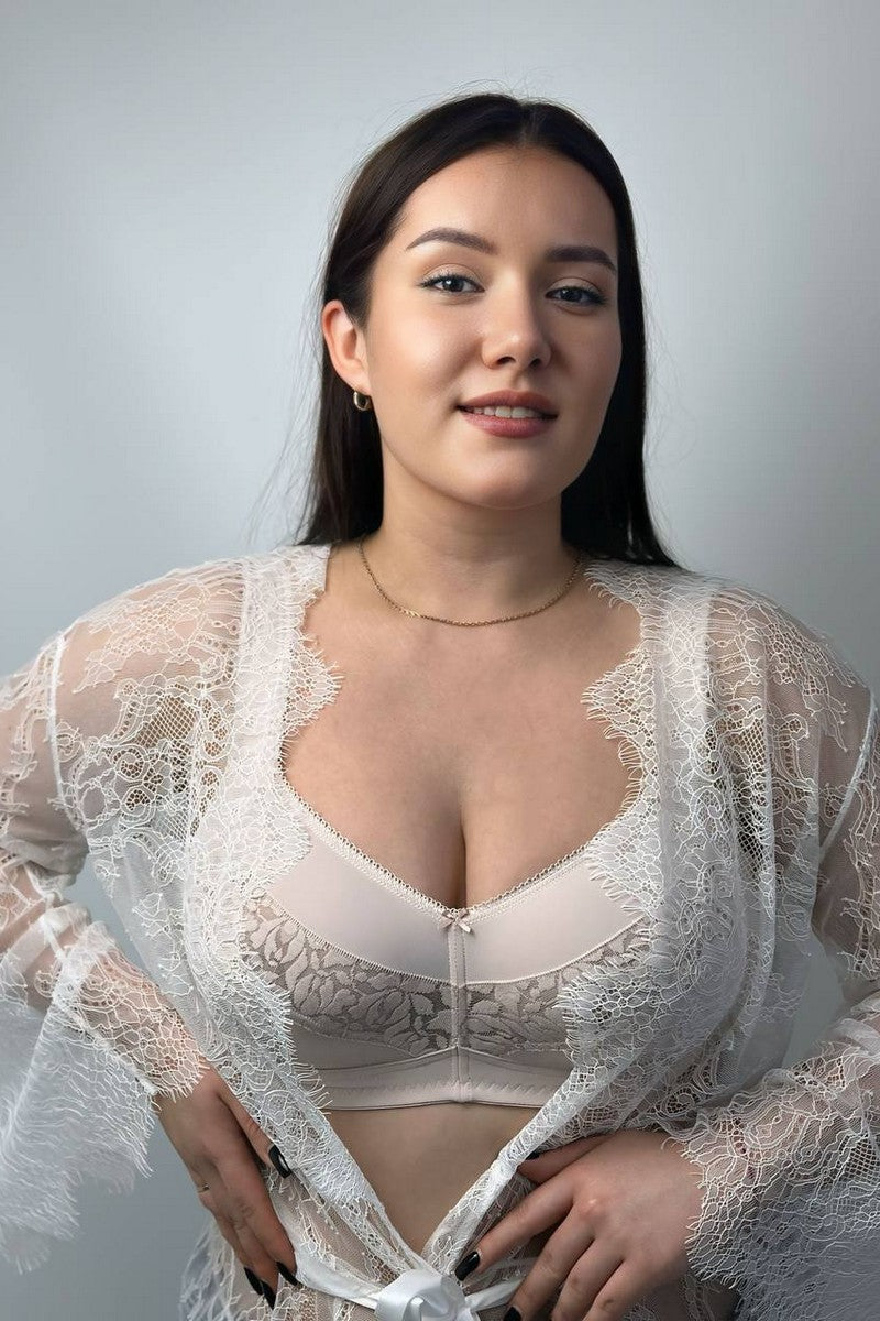 М'який бюстгальтер без кісточок 66A25 Soft Classic silver peony