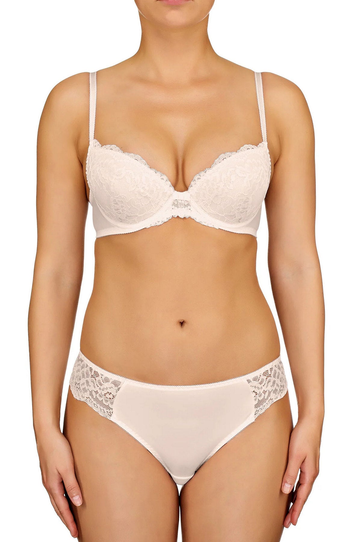 Кружевной бюстгальтер пуш-ап Everyday 72F10 silver peony