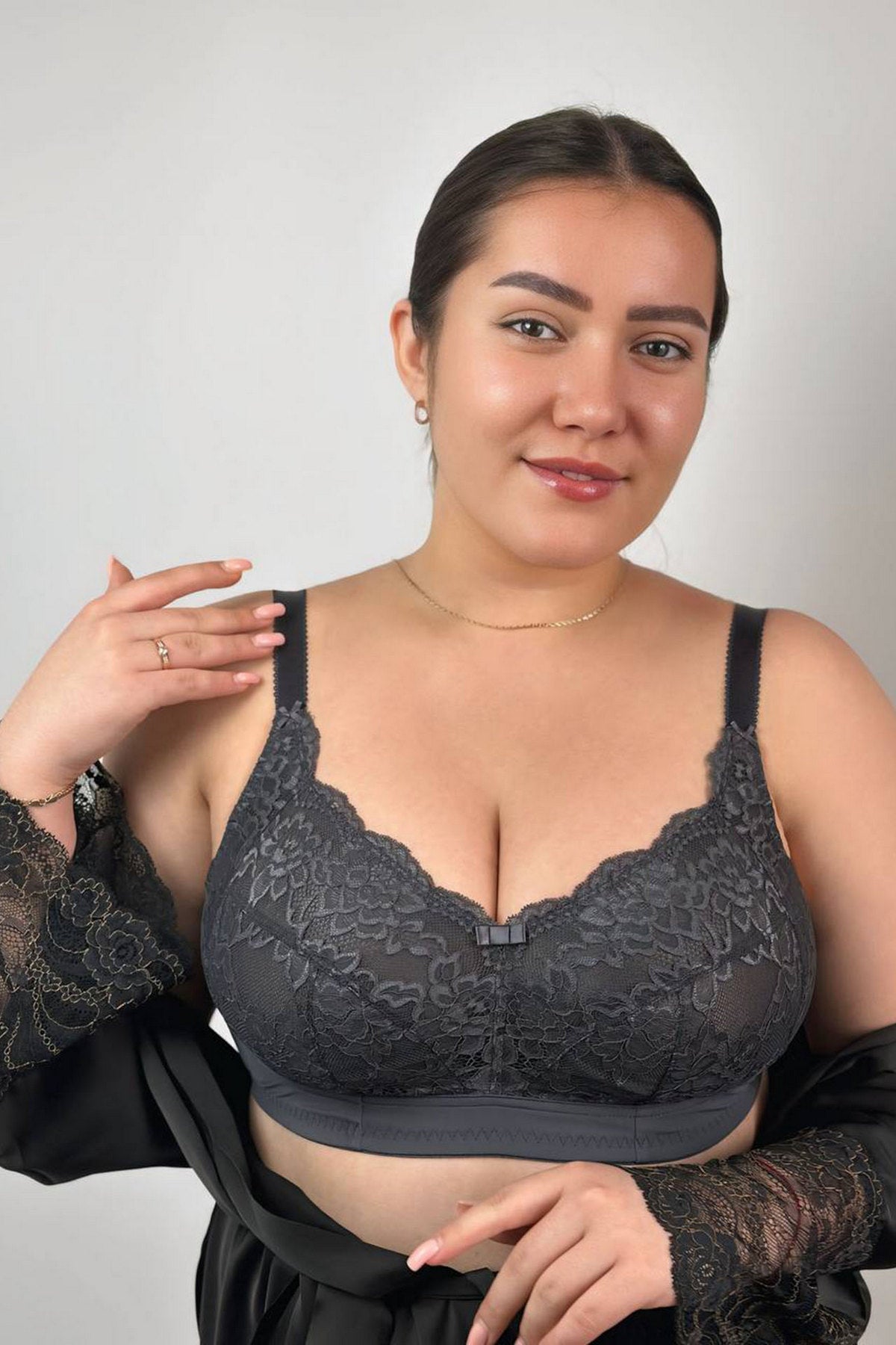Мягкий бюстгальтер без косточек Everyday 72F25 anthracit