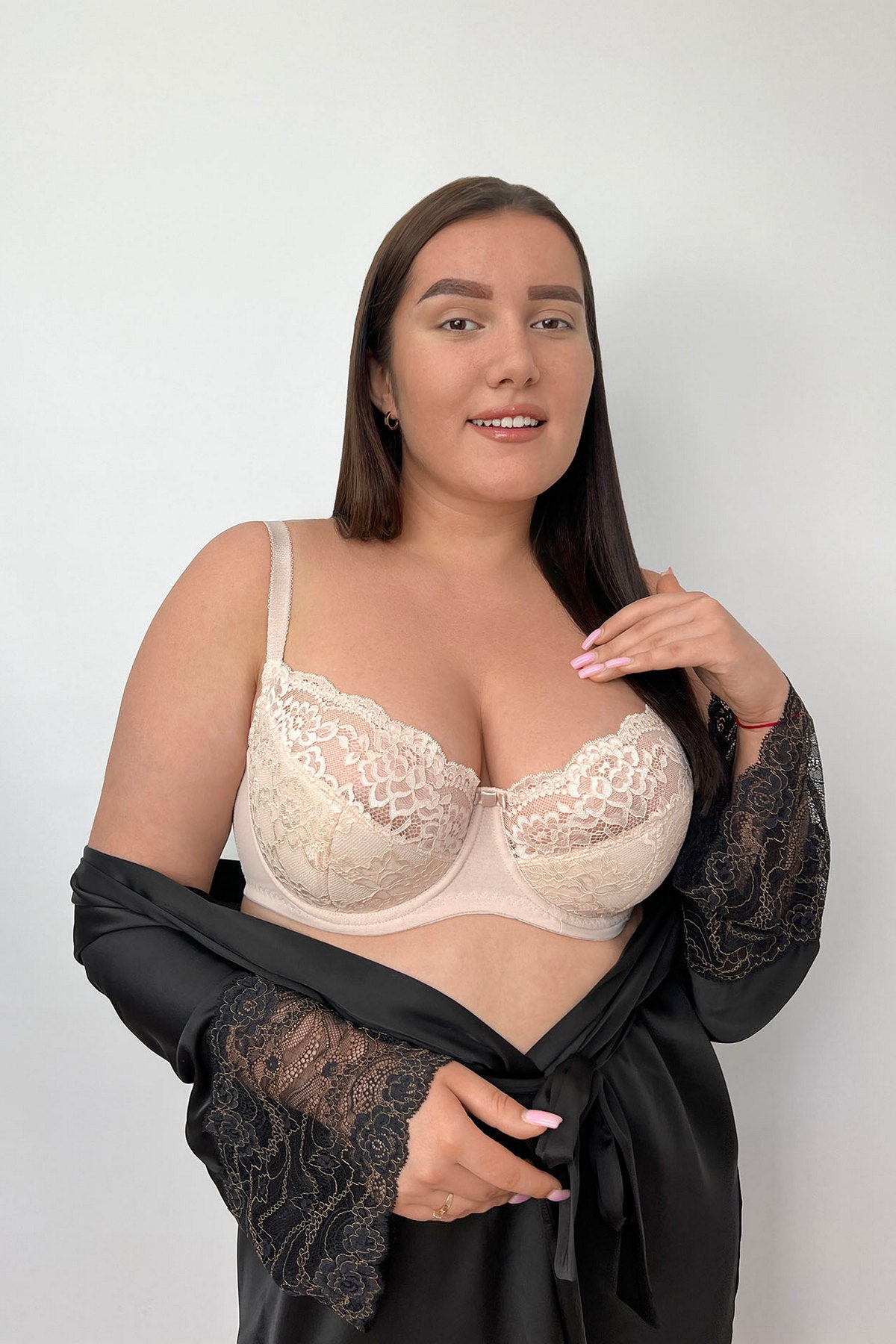 Полудублированный бюстгальтер Everyday 72F41 silver peony