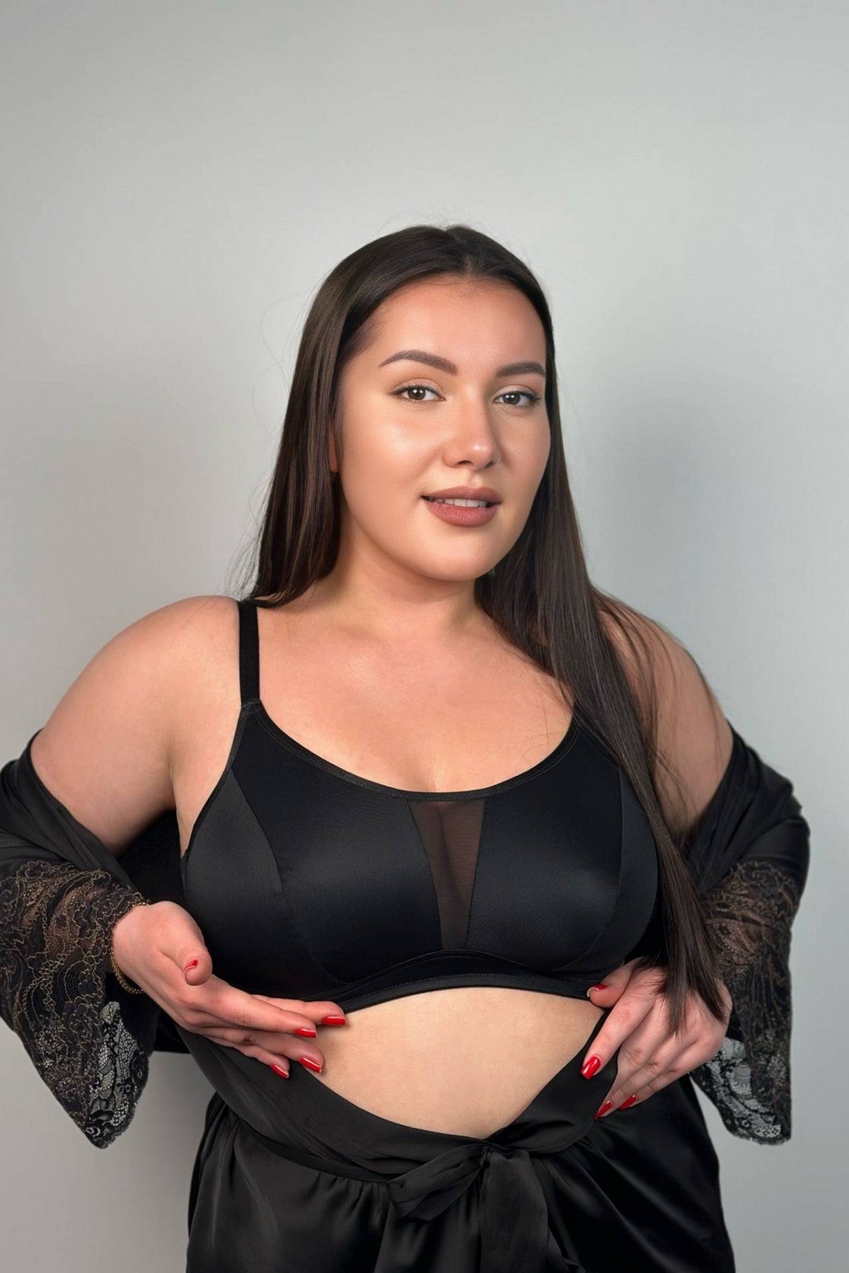 Бра-топ без косточек 79401 Perfect black