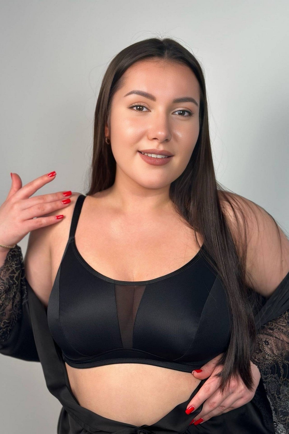 Бра-топ без косточек 79401 Perfect black