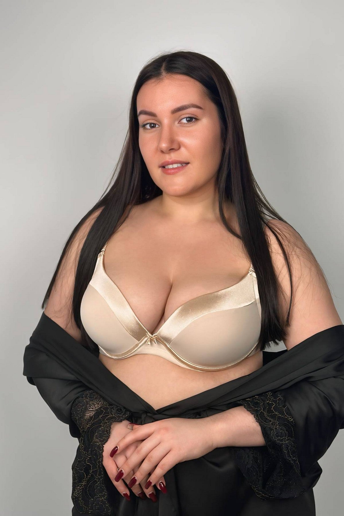 Бюстгальтер с гелевым пуш-ап Tuxedo 99580 silver peony