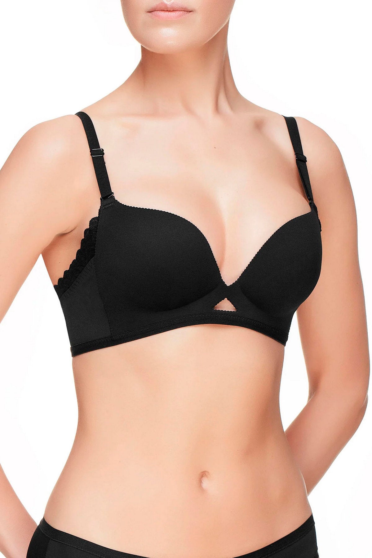 Бесшовный бюстгальтер пуш-ап Shape 99J34 black