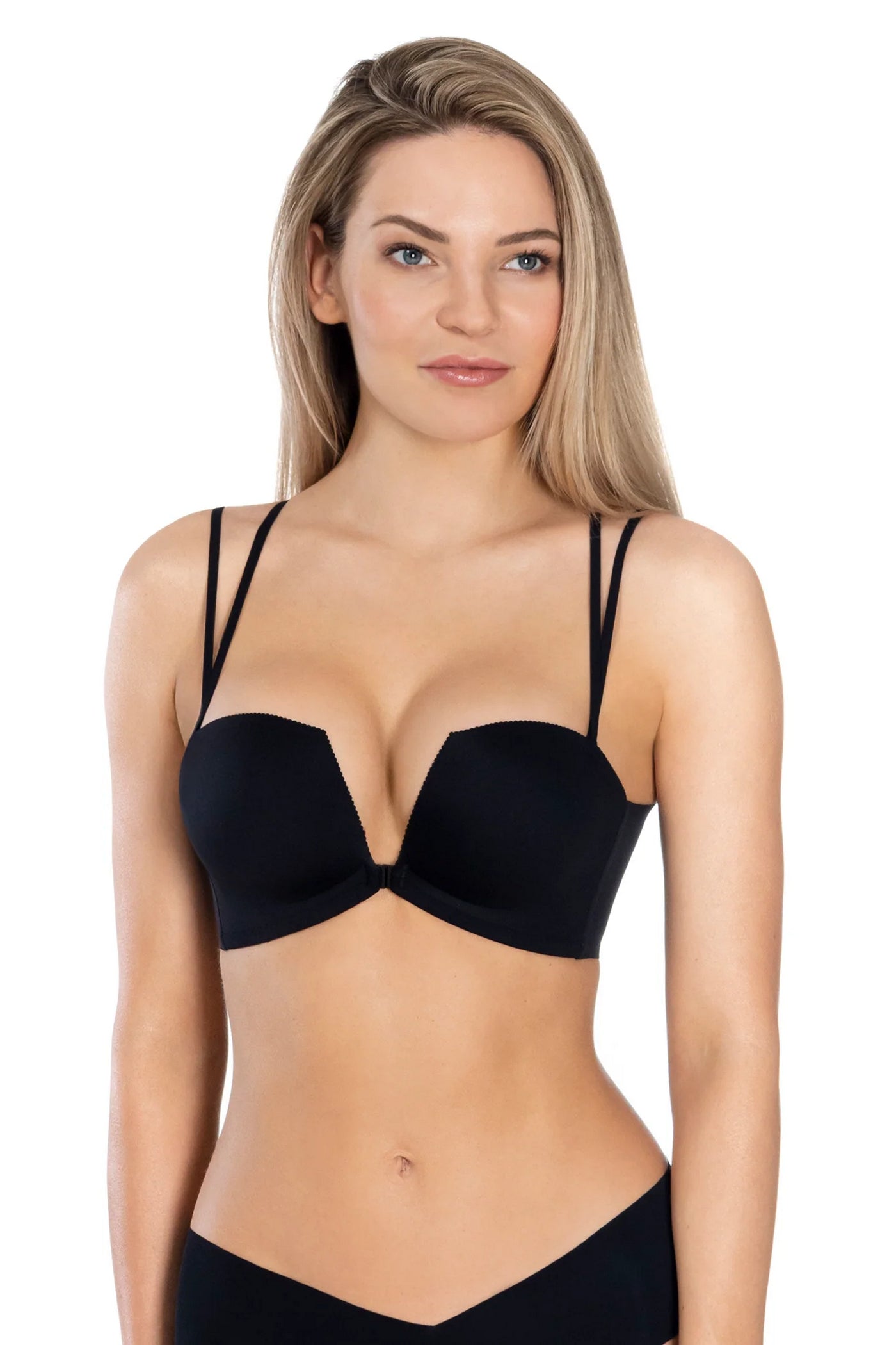 Бесшовный бюстгальтер пуш-ап Shape 99J37 black