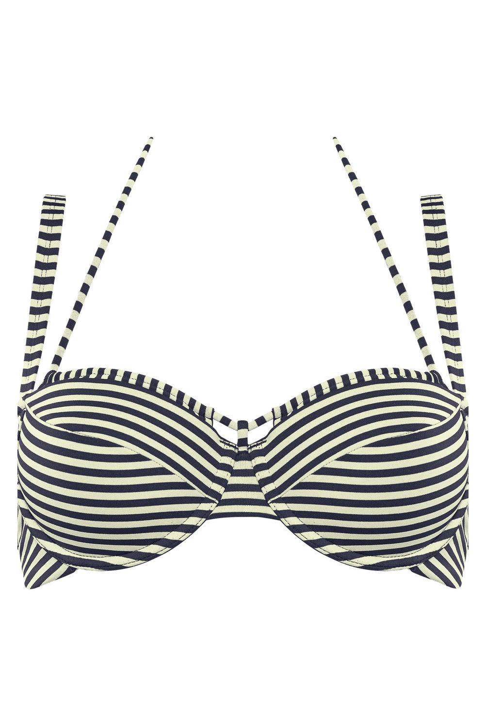 Купальний бюстгальтер 181901 Holi Vintage blue ecru Marlies Dekkers чашки
