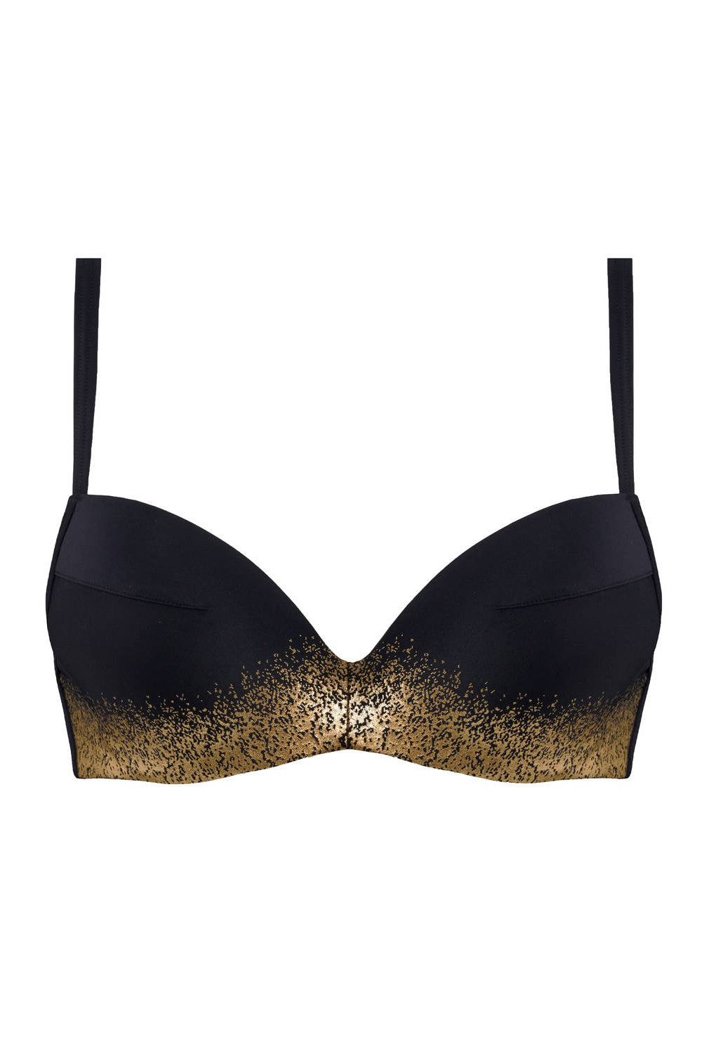 Купальний бюстгальтер пуш-ап 35361 Isthar black/egyptian gold Marlies Dekkers