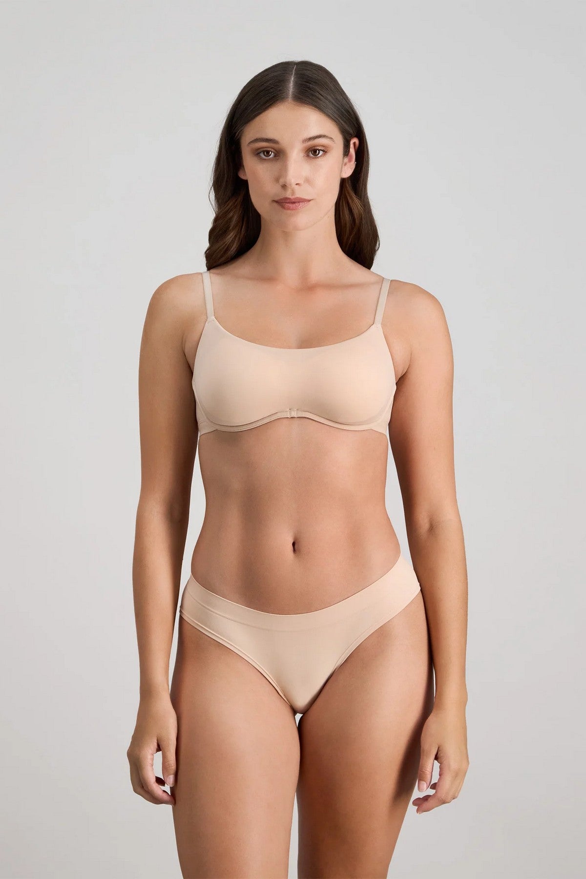 Бра-топ с вкладышами 227845 Extra-Ordinary latte