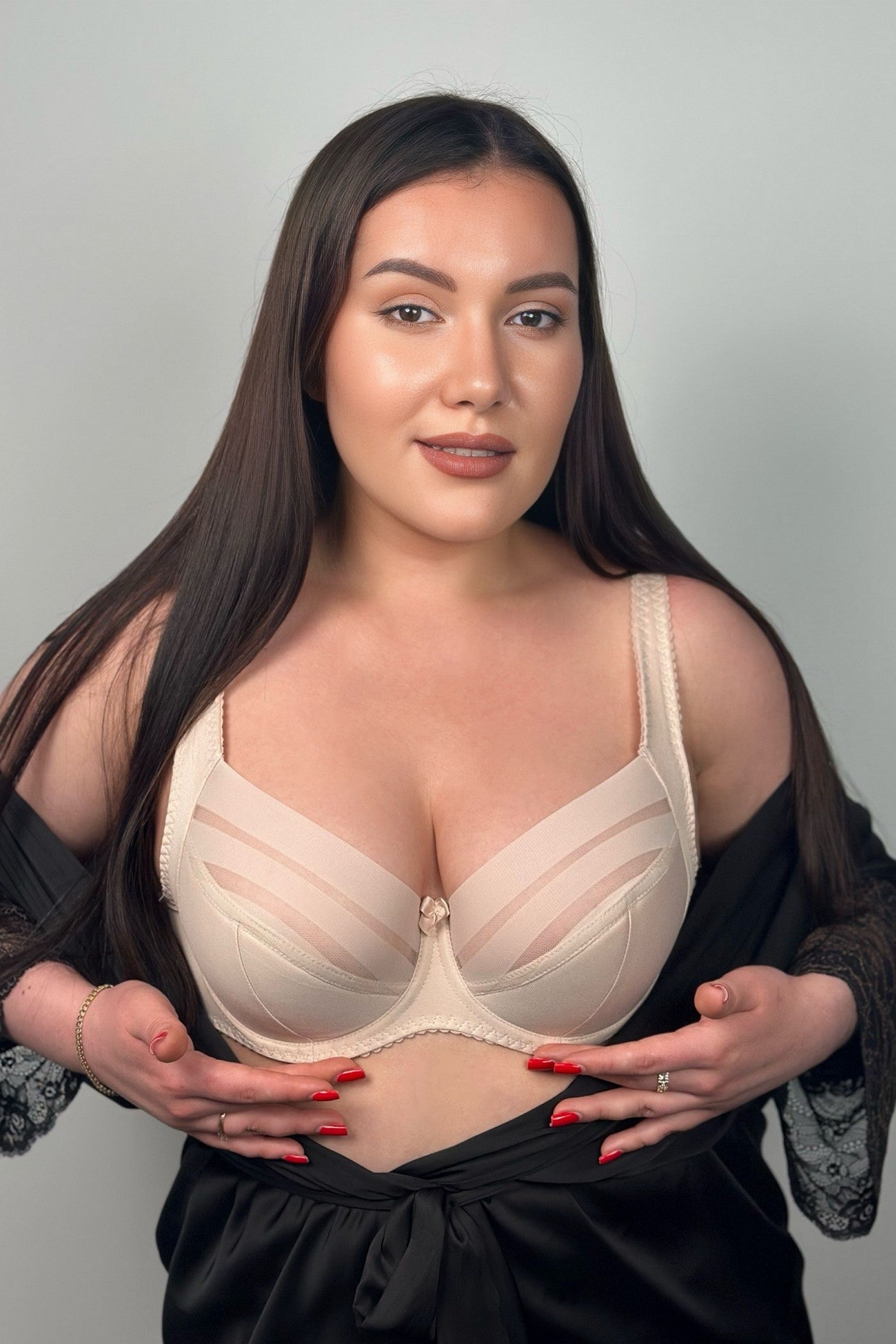 Полудублированный бюстгальтер 153440 silver peony