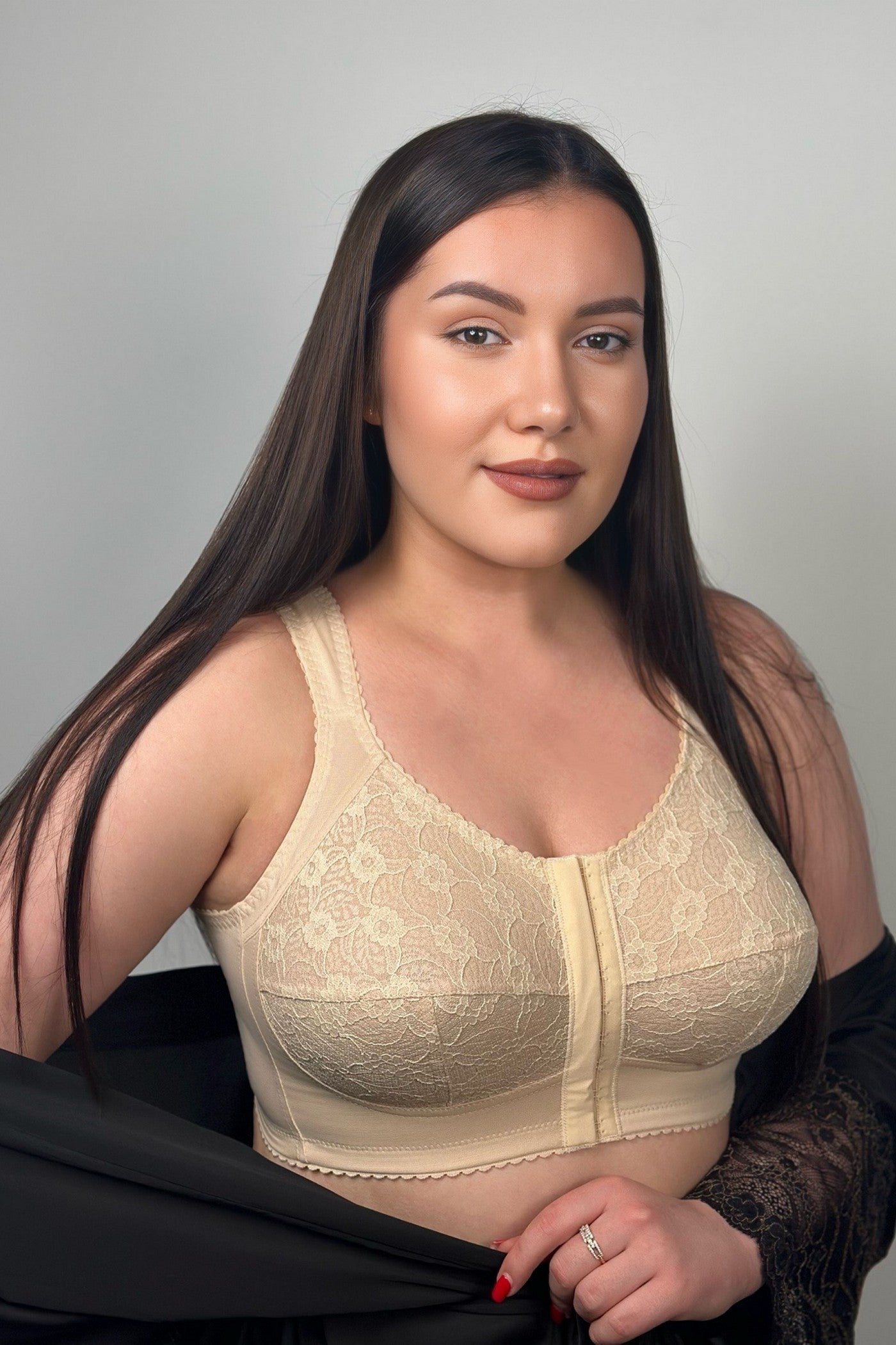 Бюстгальтер с застежкой спереди 171083 beige