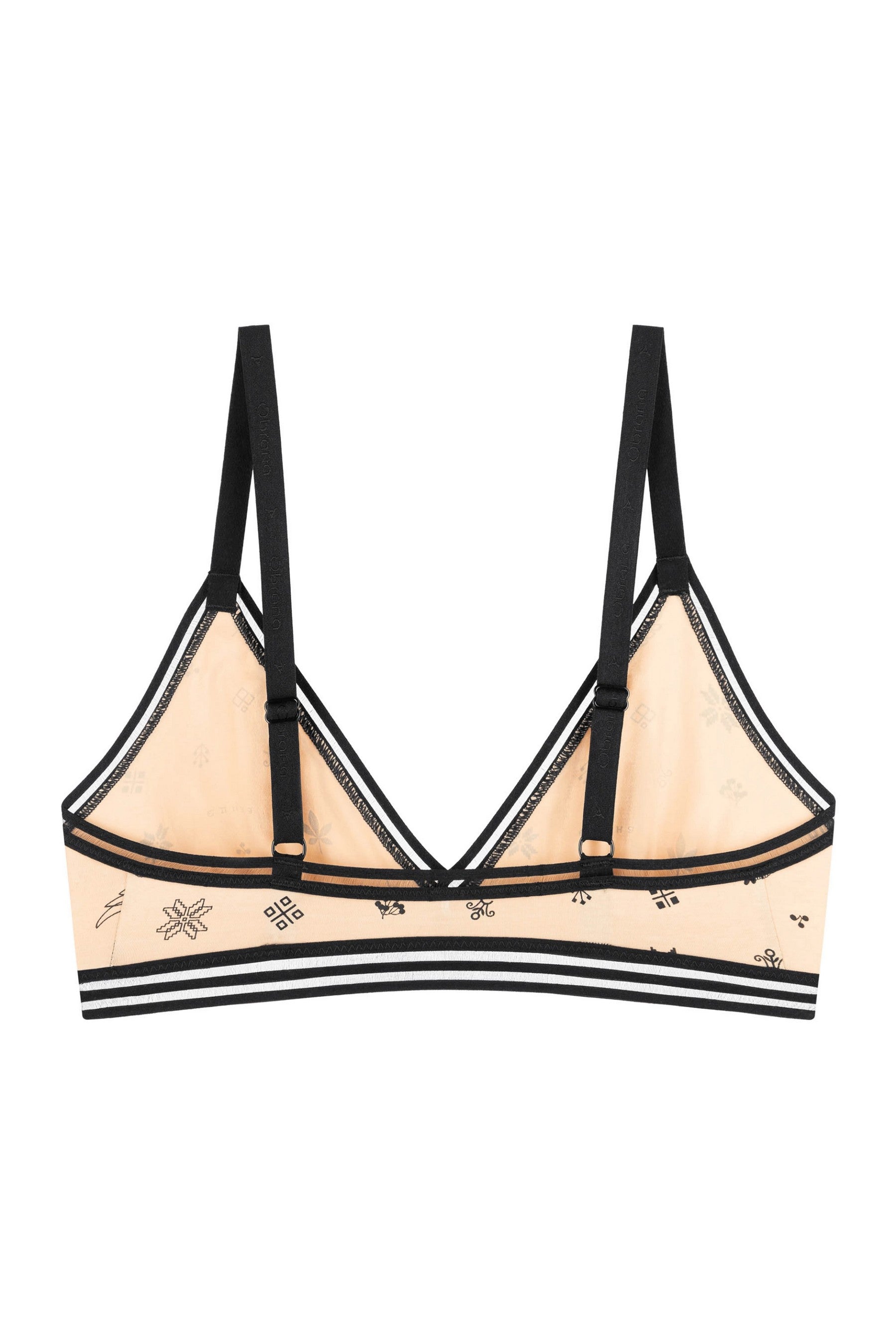 Бавовняний браслет 806-050/313 black/beige