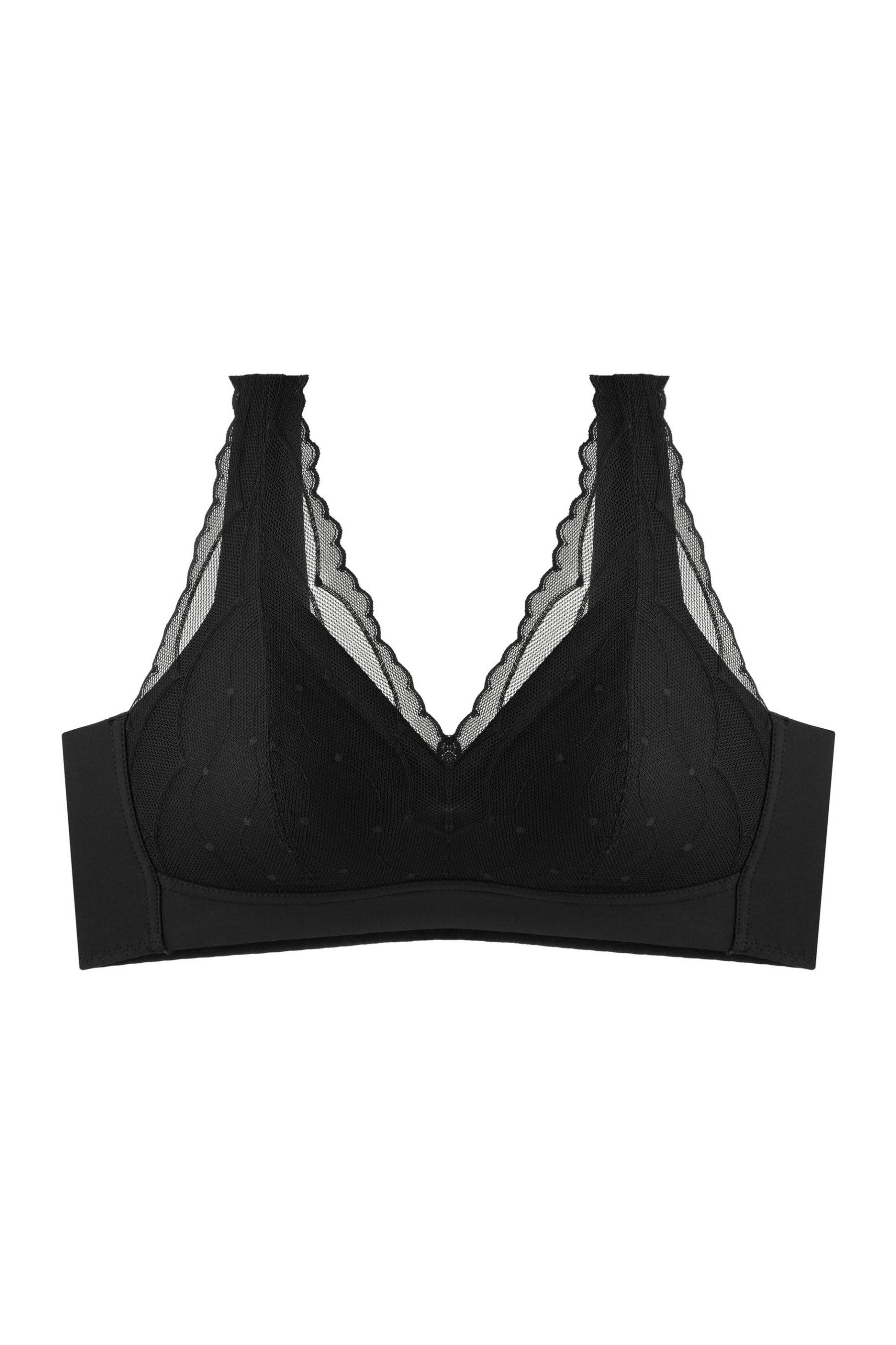 Бесшовный бюстгальтер без косточек 886-070 01 black