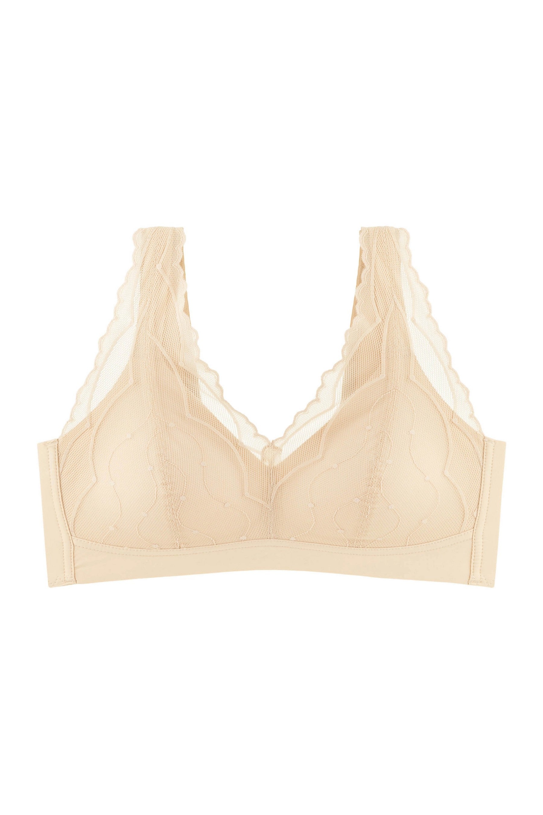 Безшовний бюстгальтер без кісточок 886-070 04 beige