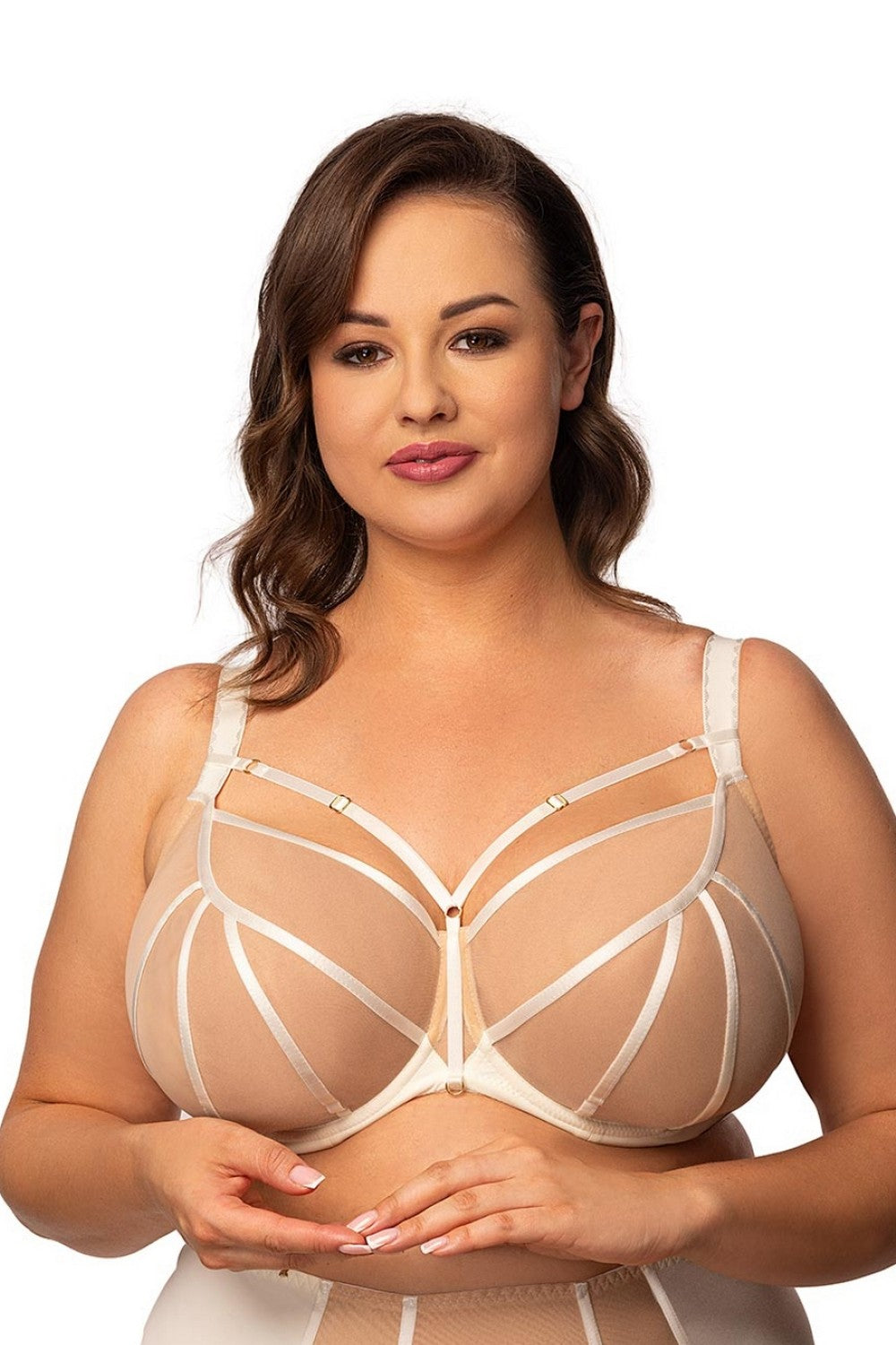 Мягкий бюстгальтер со стрепами 129-000 ivory/nude