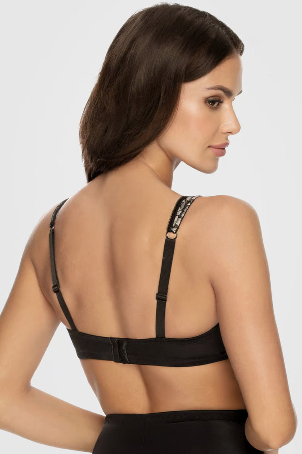 Бюстгальтер с плотными чашками 508-186 black/peony