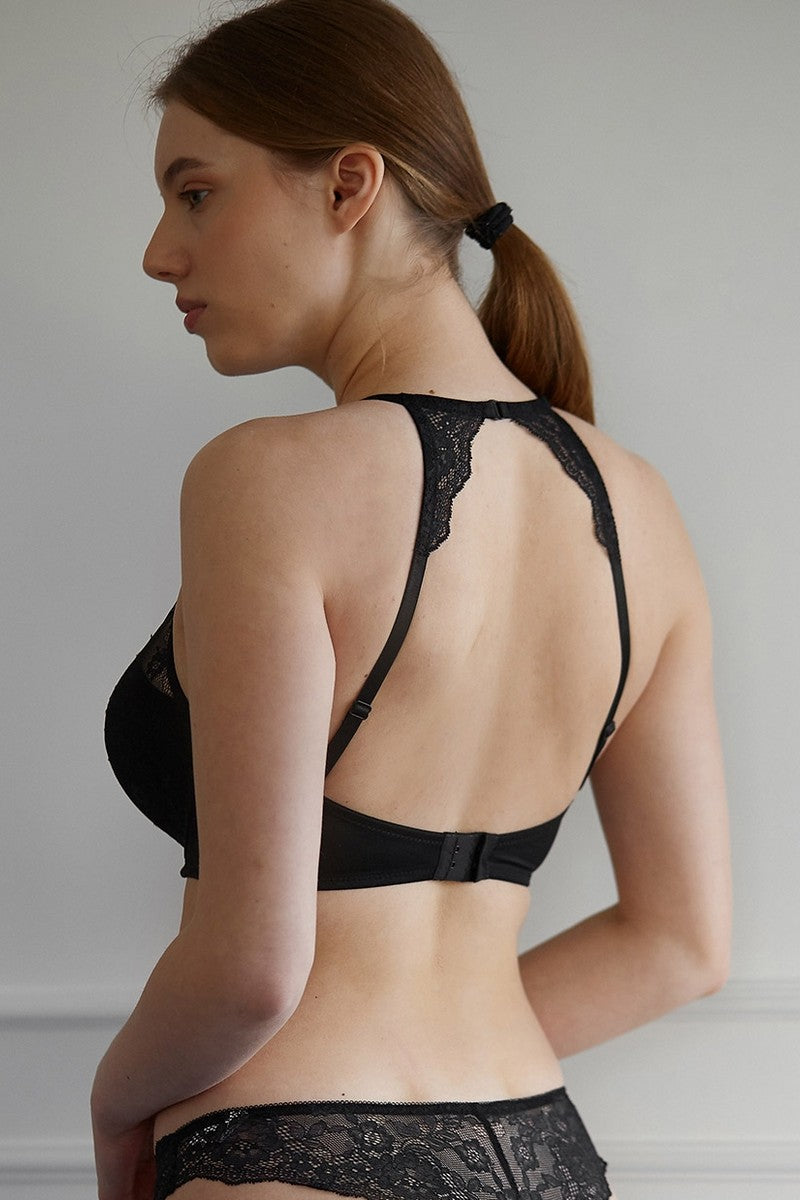 Холтер-бра с формованными чашками 573-438 black