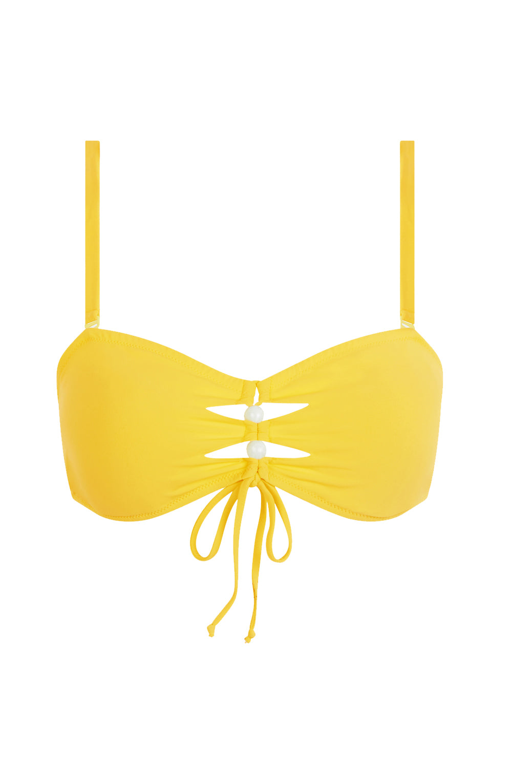 Купальний бюстгальтер бандо 41MQK Ambre acacia yellow Passionata