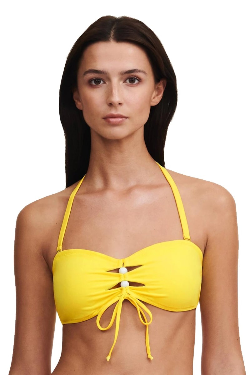 Купальний бюстгальтер бандо 41MQK Ambre acacia yellow Passionata