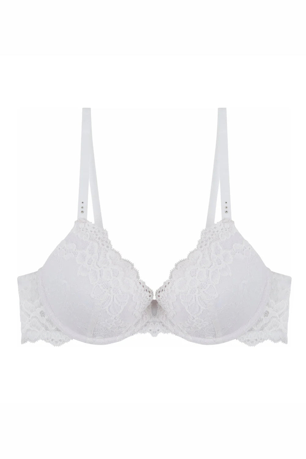 Кружевной бюстгальтер пуш-ап 804053 My Fit Lace white