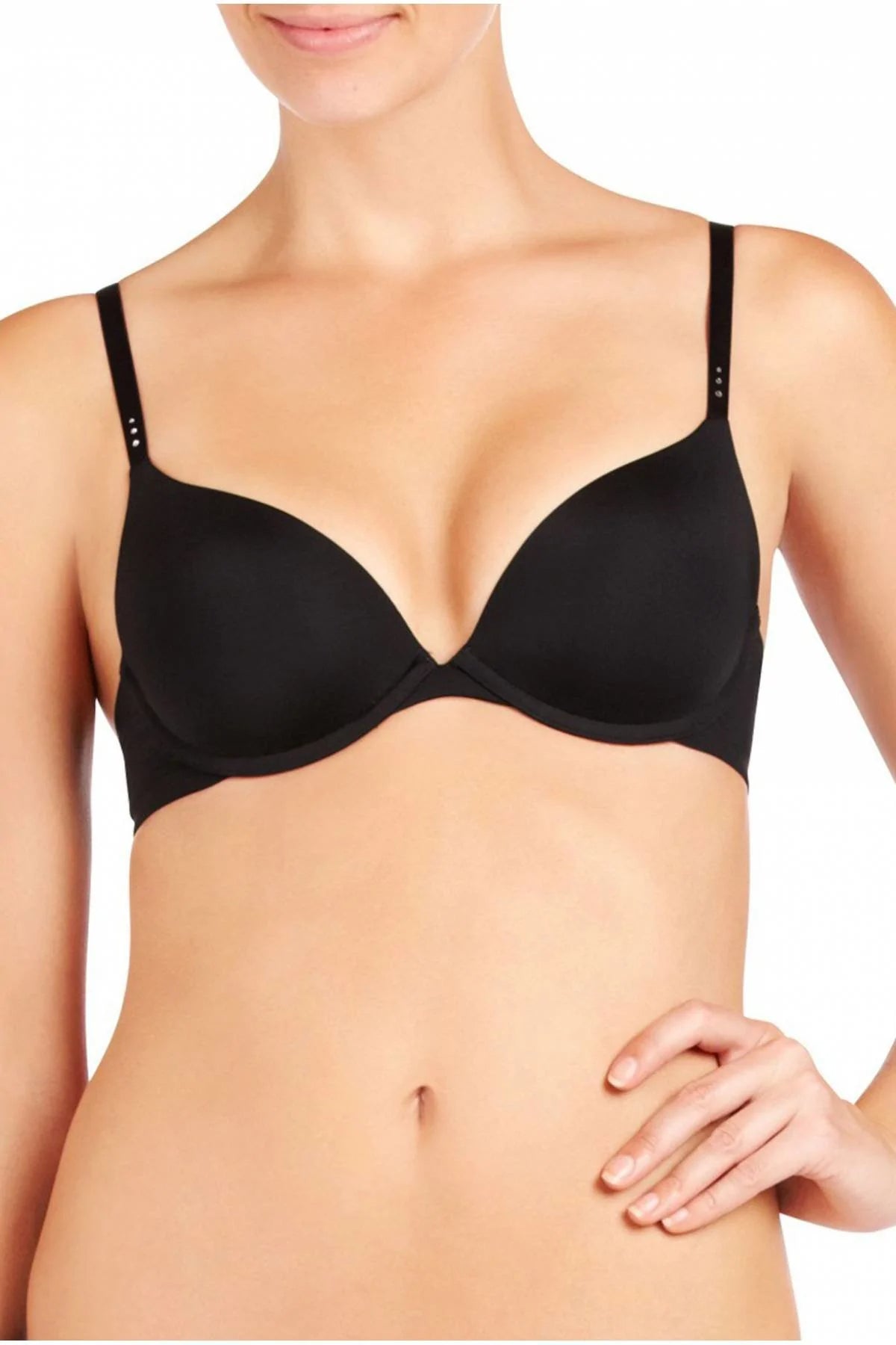 Гладкий бюстгальтер пуш-ап 804055 My Fit FMO Smooth black