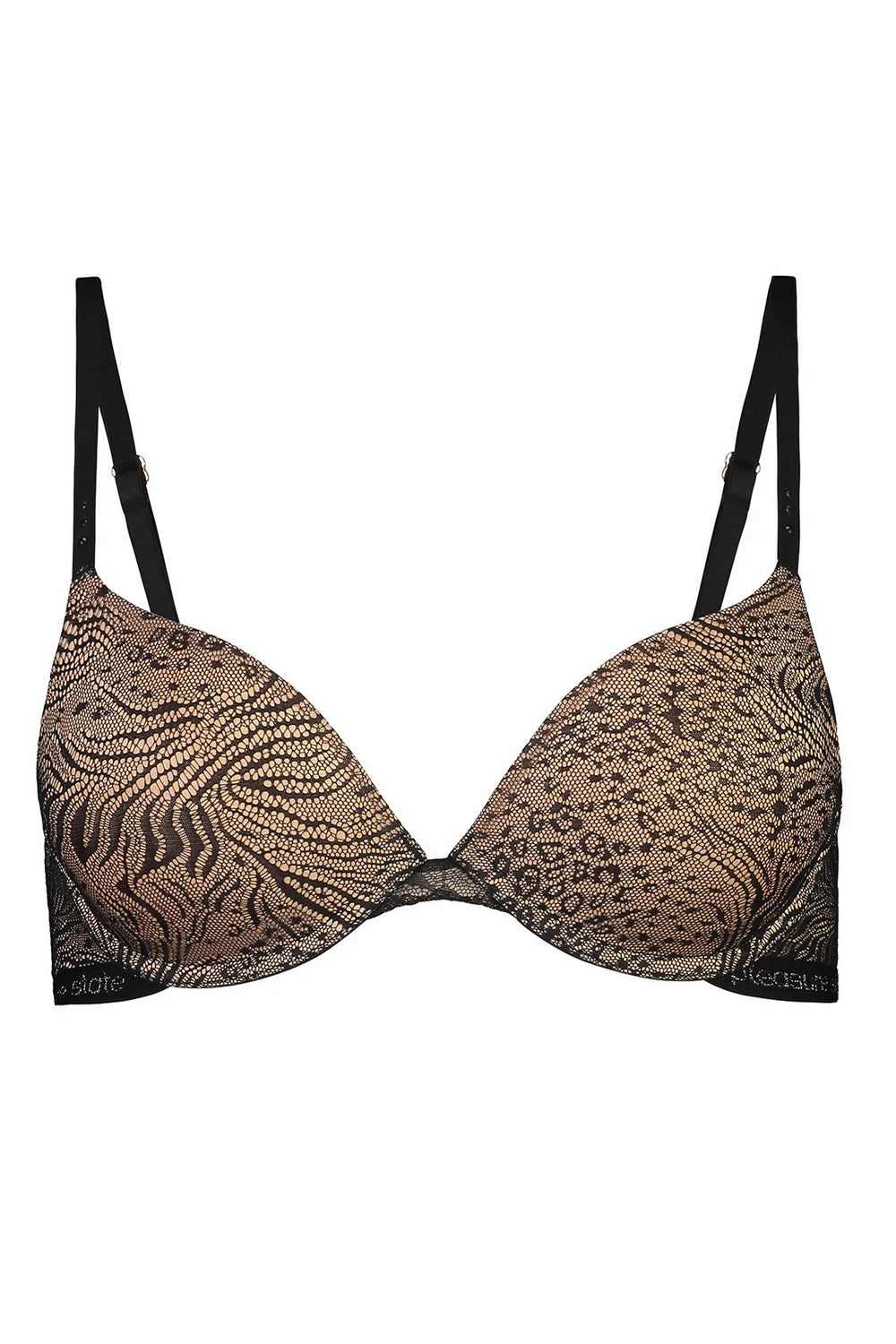 Бюстгальтер пуш-ап 804132 My Fit Jacquard black