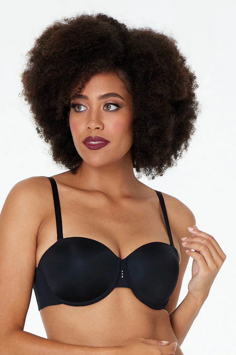 Гладкий бюстгальтер балконет 824059 My Fit FMO Smooth black