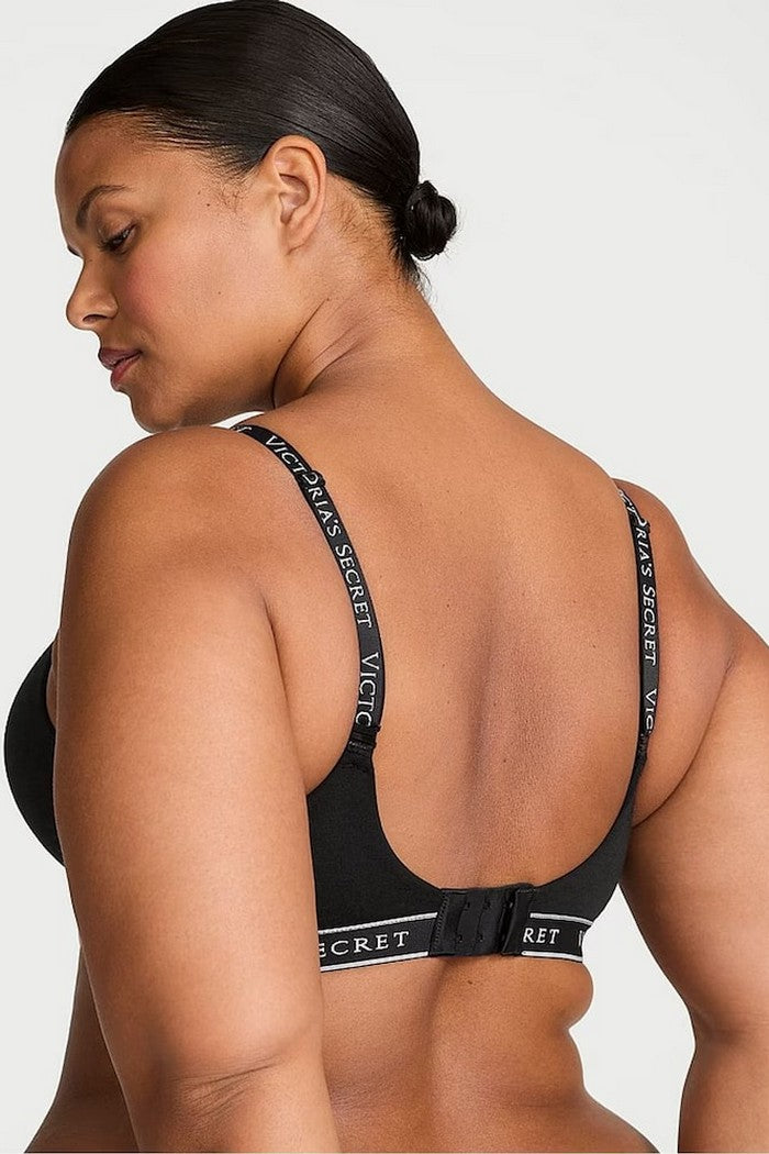 Гладкий бюстгальтер пуш-ап 11845920 black