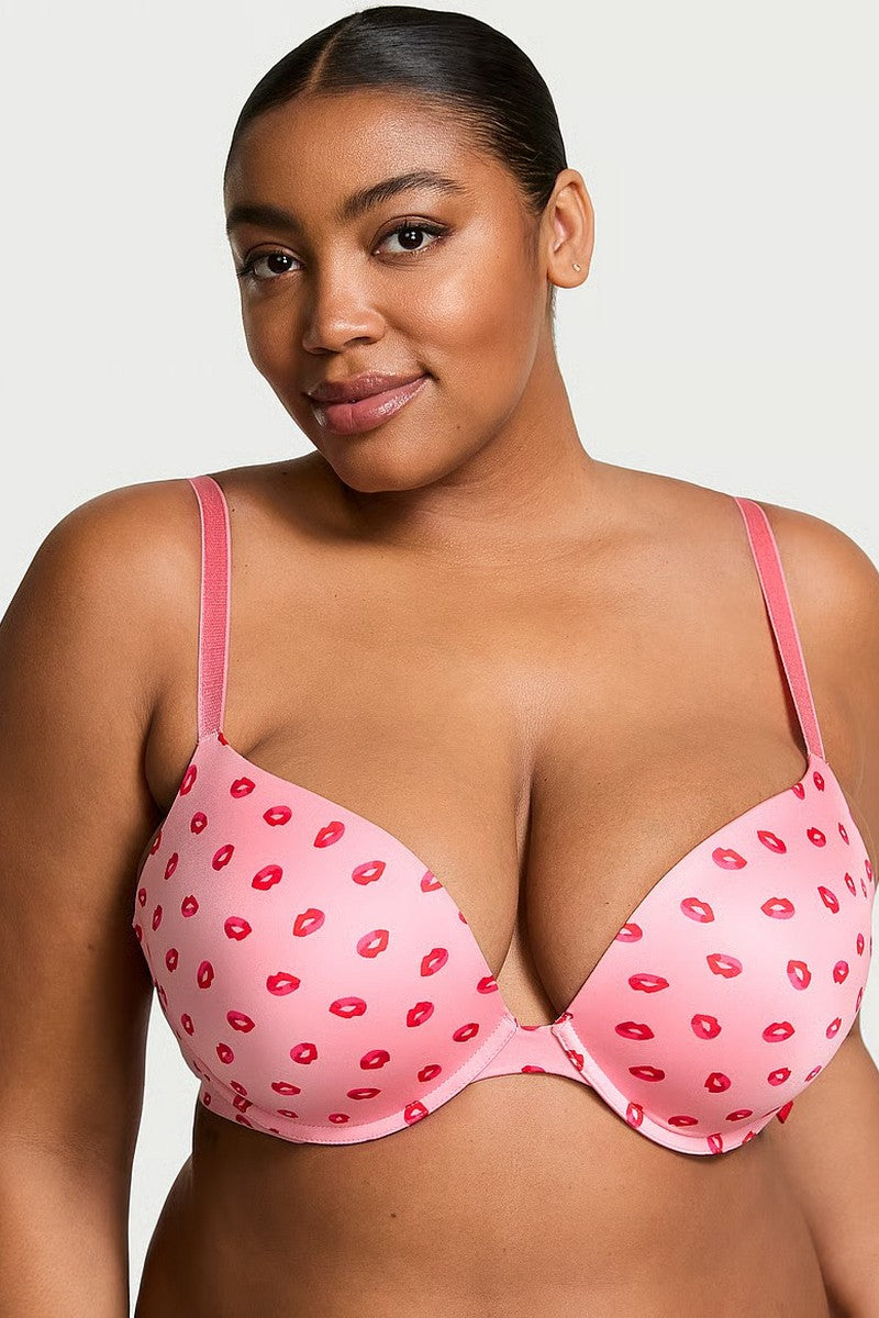 Бюстгальтер пуш-ап с принтом 129680987 rose