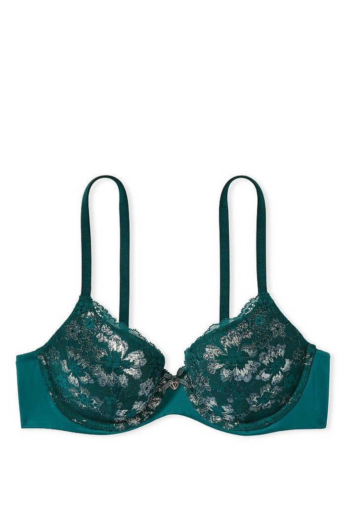 Кружевной бюстгальтер с люрексом 155495374