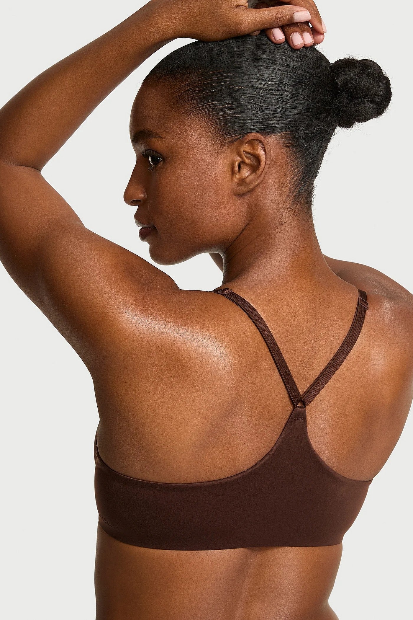 Бюстгальтер із застібкою спереду 166592009 brown Victoria`s Secret спина
