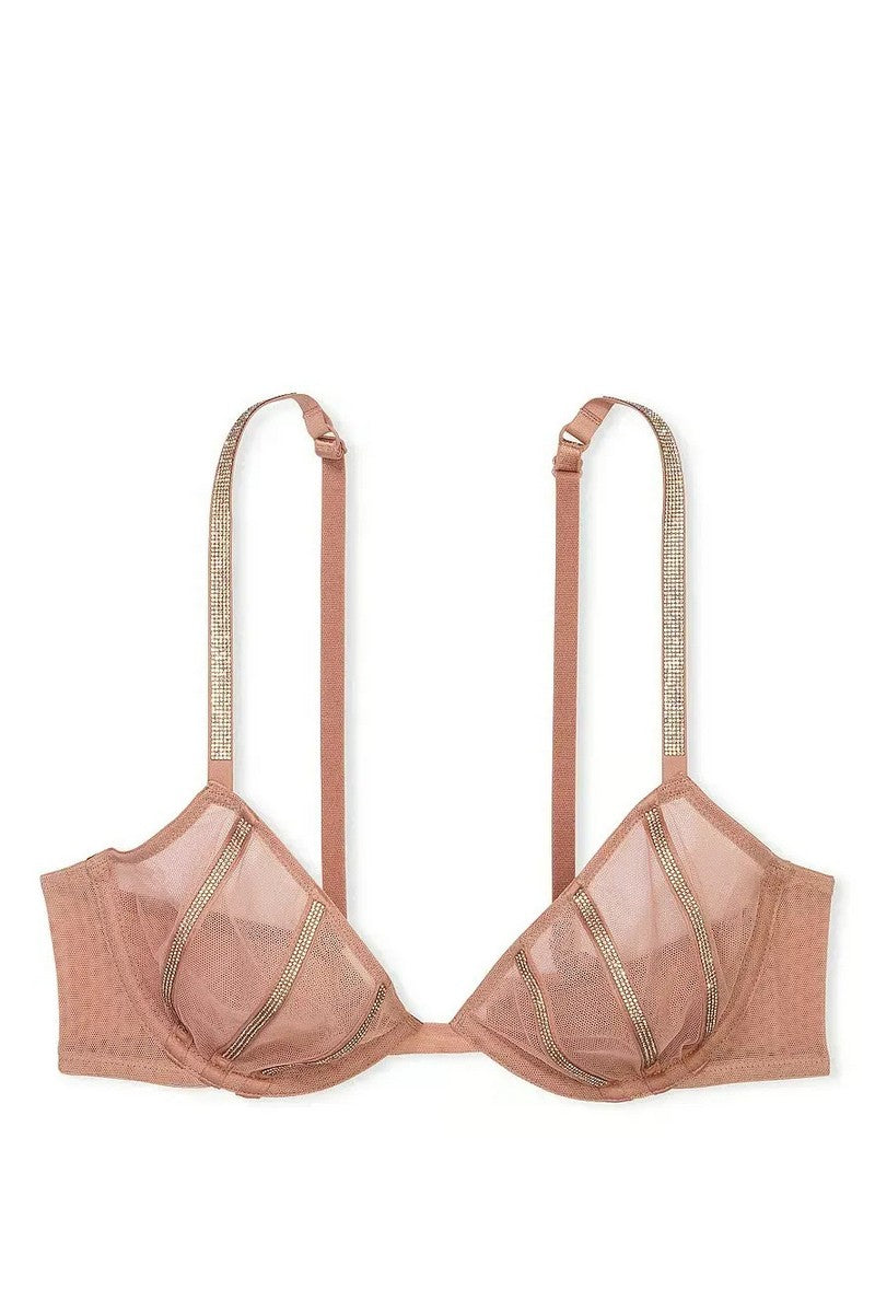 Мягкий бюстгальтер со стразами 169637739 rose