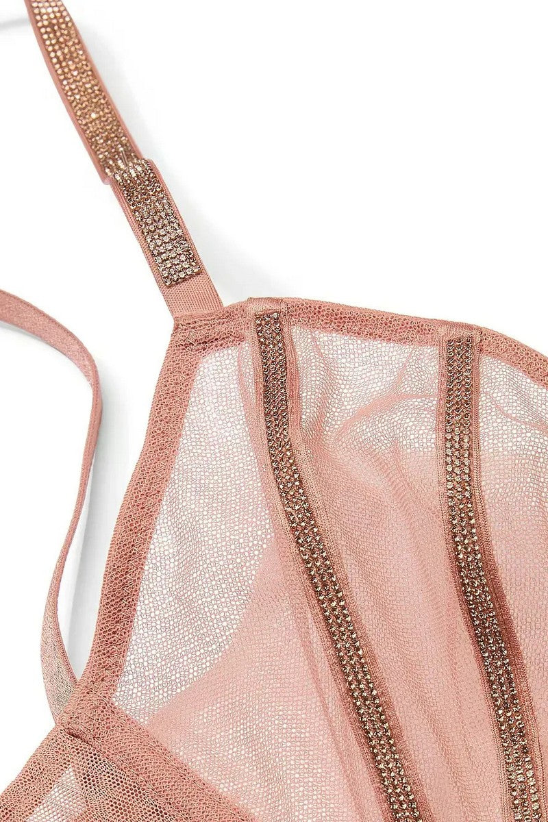 Мягкий бюстгальтер со стразами 169637739 rose