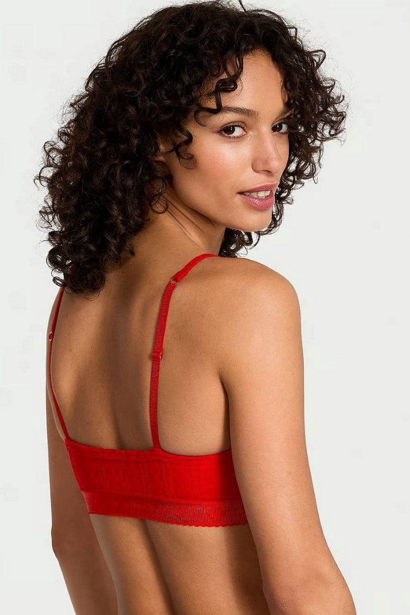 Хлопковый бралет 210542255 red